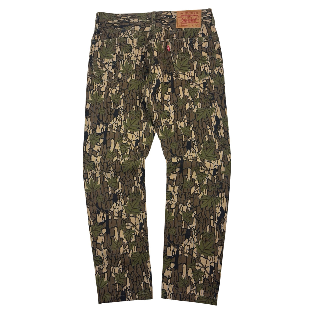 Supreme x Levi’s Camouflage 505 Canvas Jean