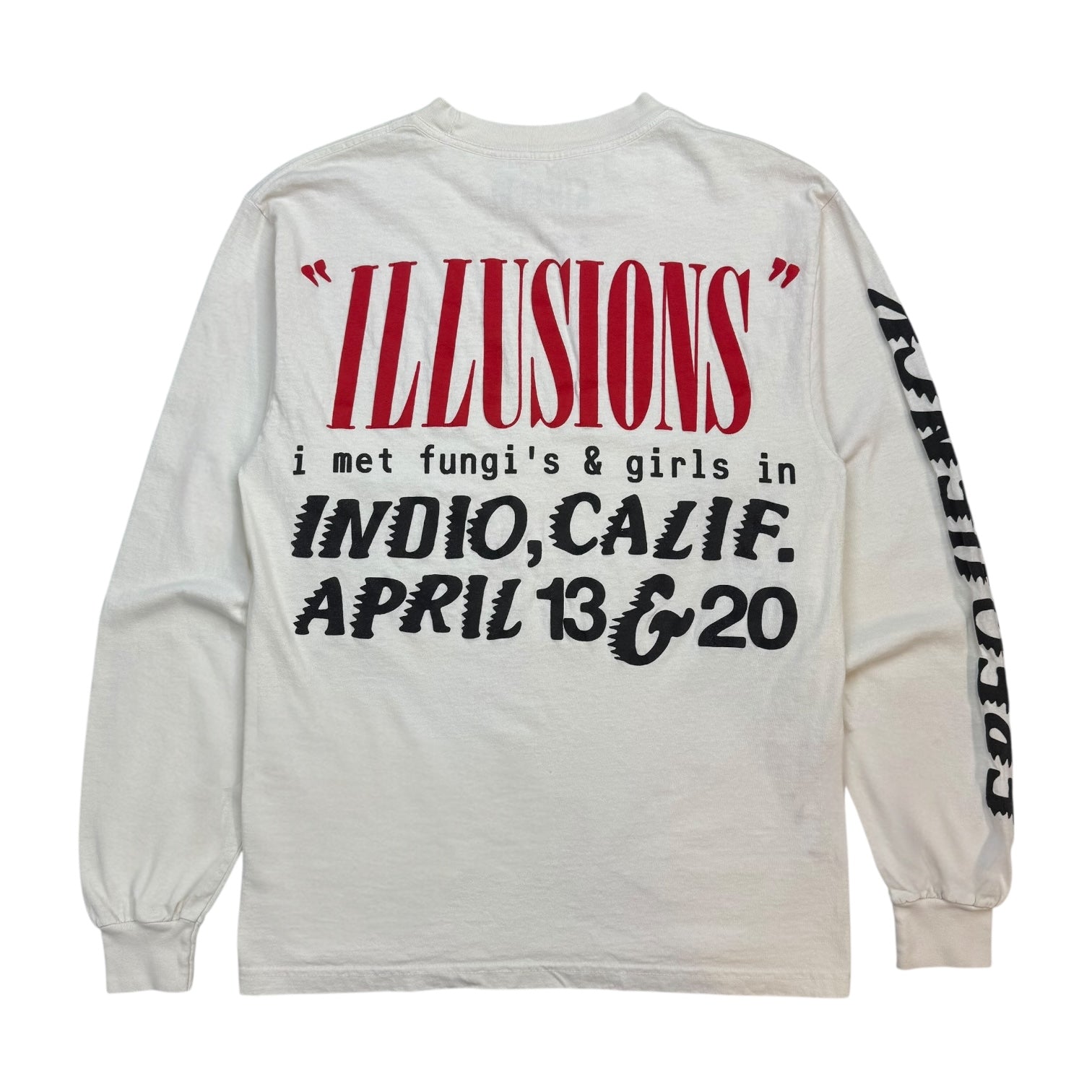 Kid Cudi x CPFM ‘Illusions’ Coachella L/S Tee Natural