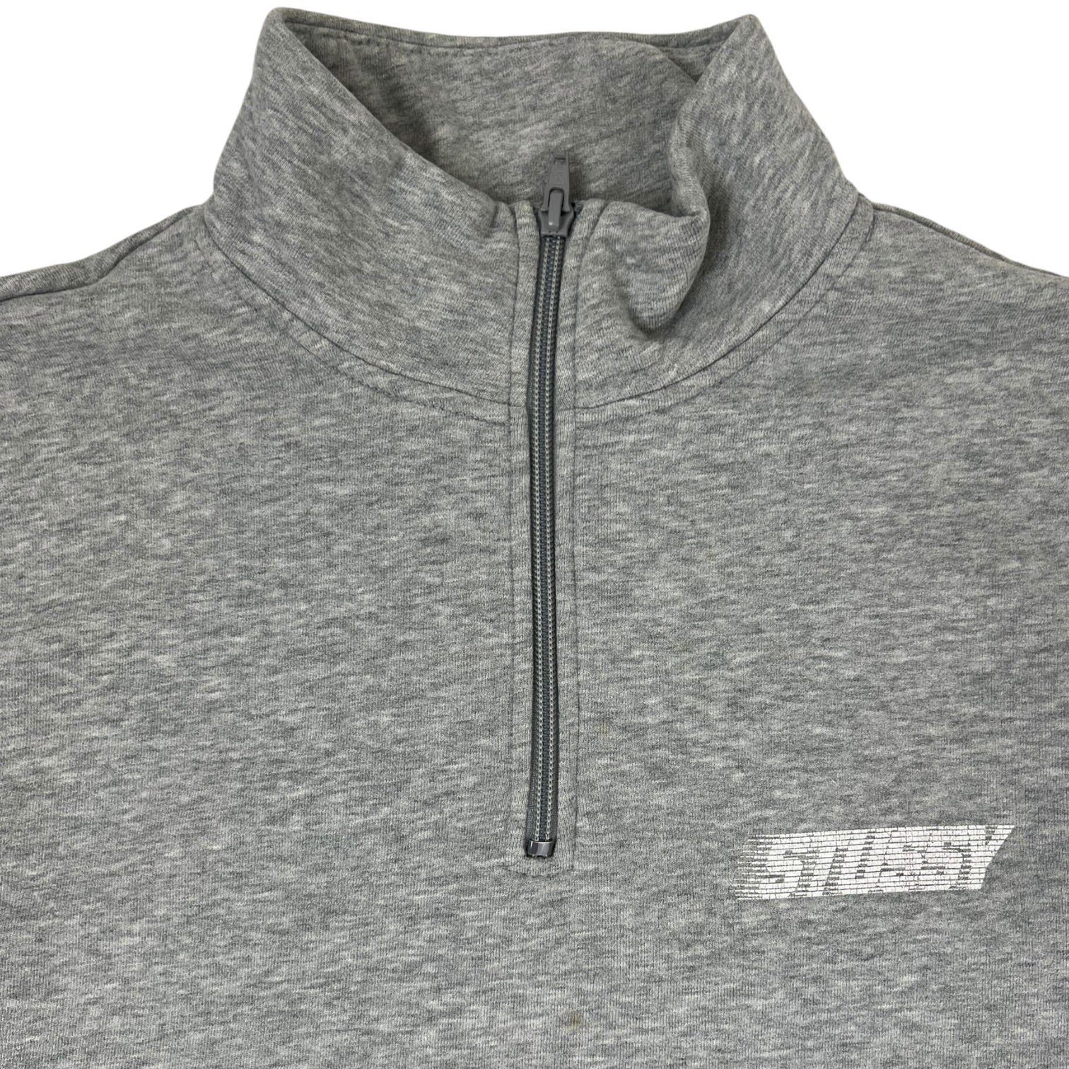Stussy International Quarter Zip Grey