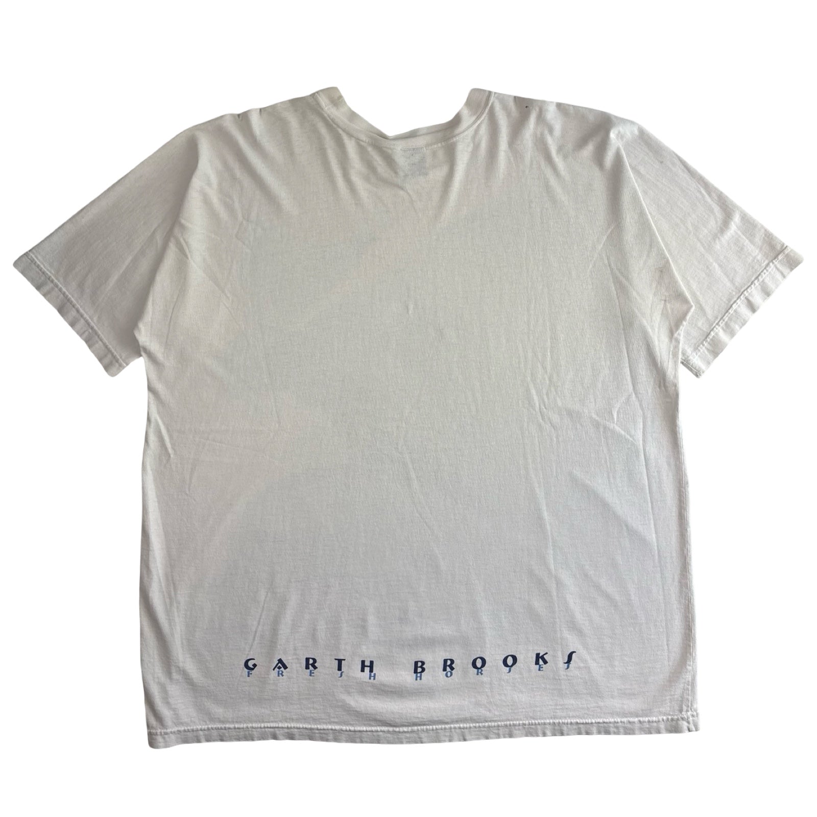 1996 Garth Brooks Fresh Horses Era AOP T-Shirt White