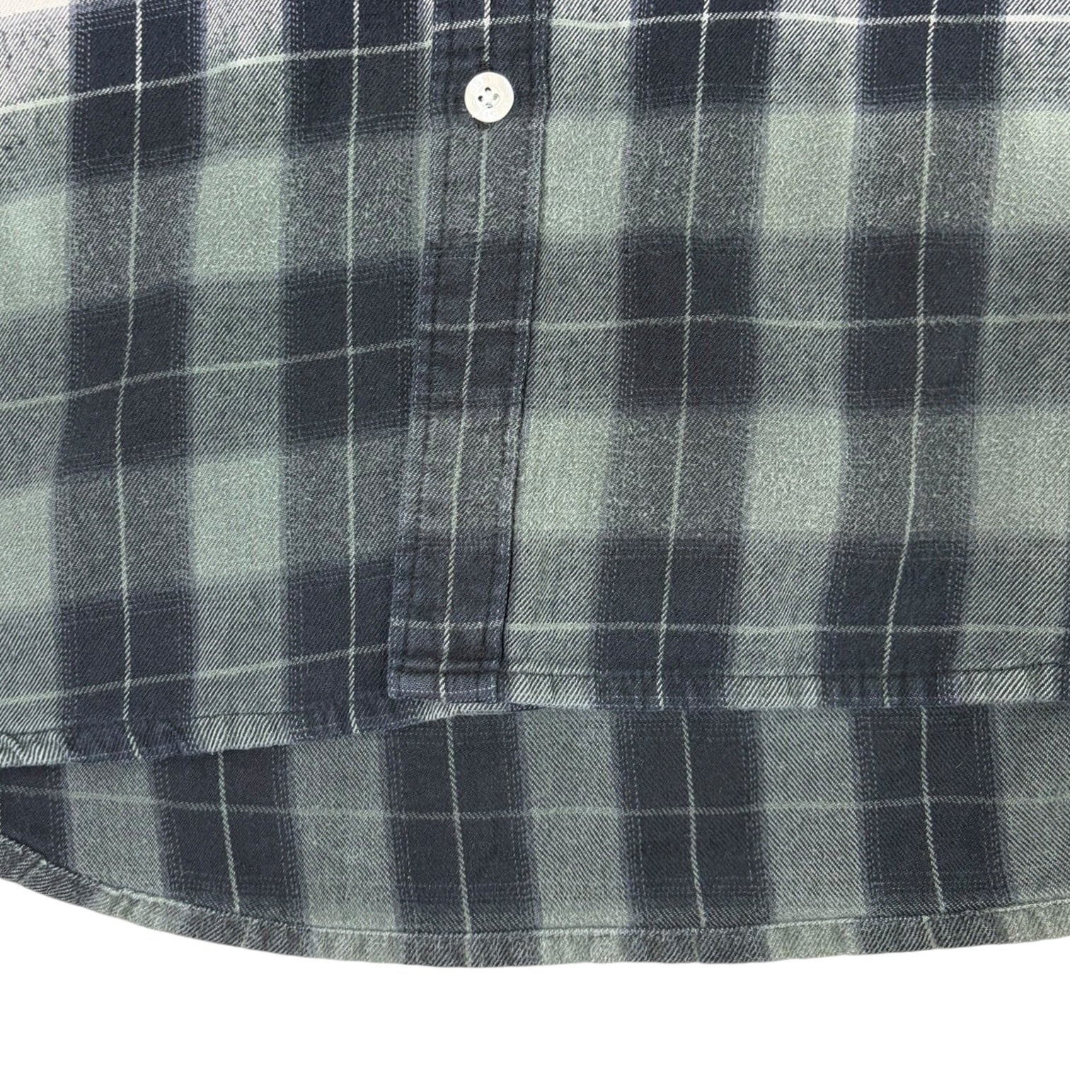 Stussy Gradient Plaid Flannel Navy/Green