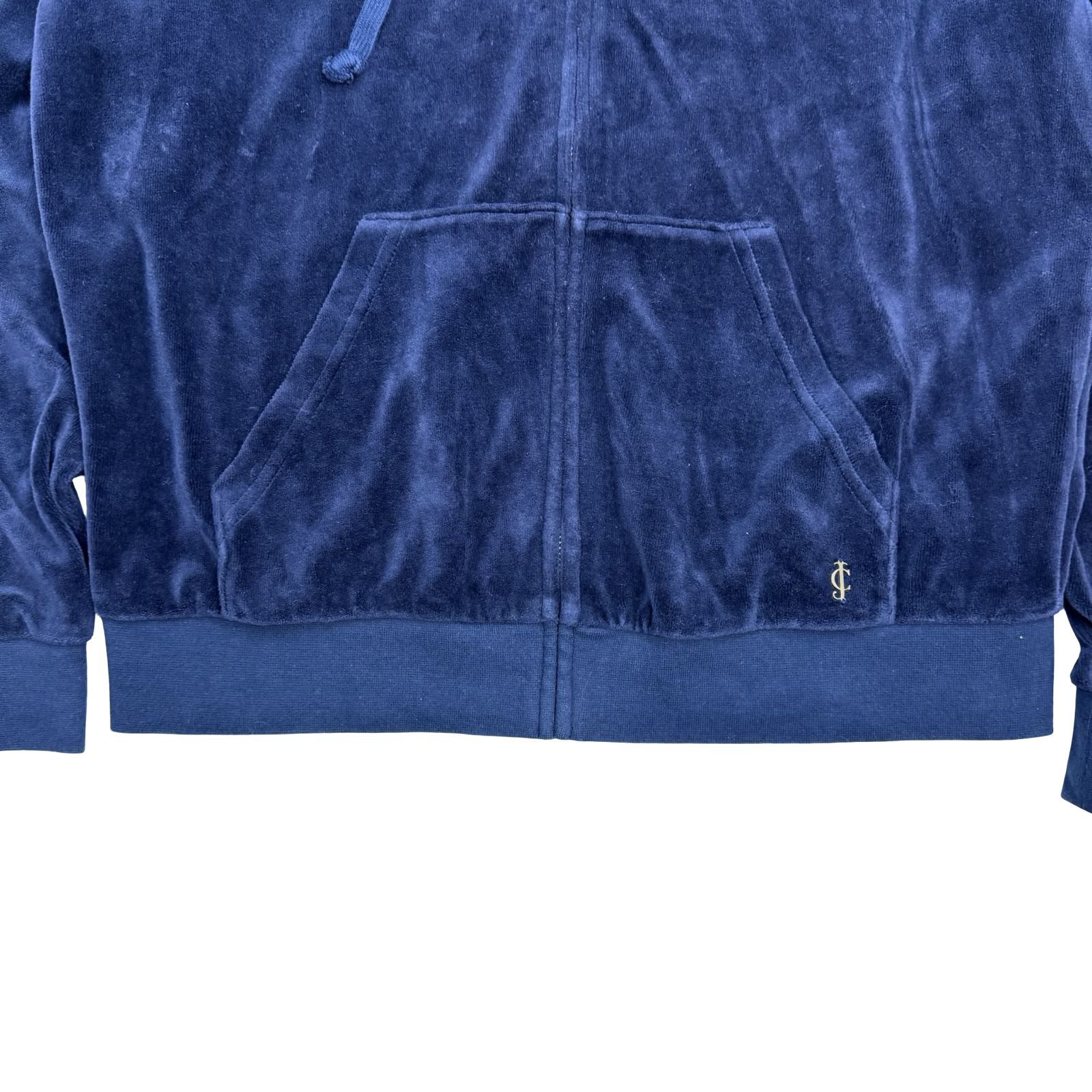 (W) Vintage Juicy Couture Velore Track Jacket Navy Blue