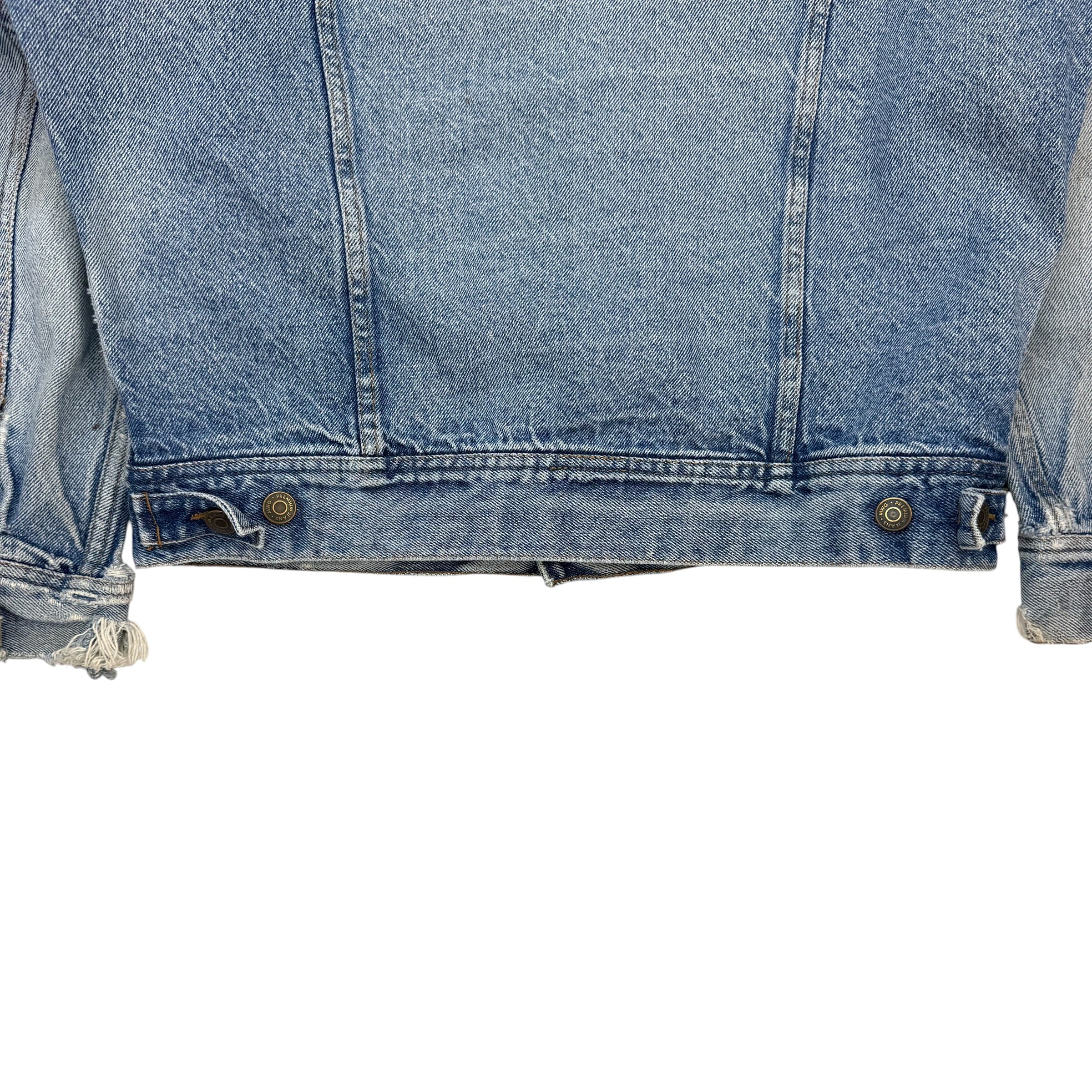 Vintage MWG StormRider Denim Jacket Light Wash