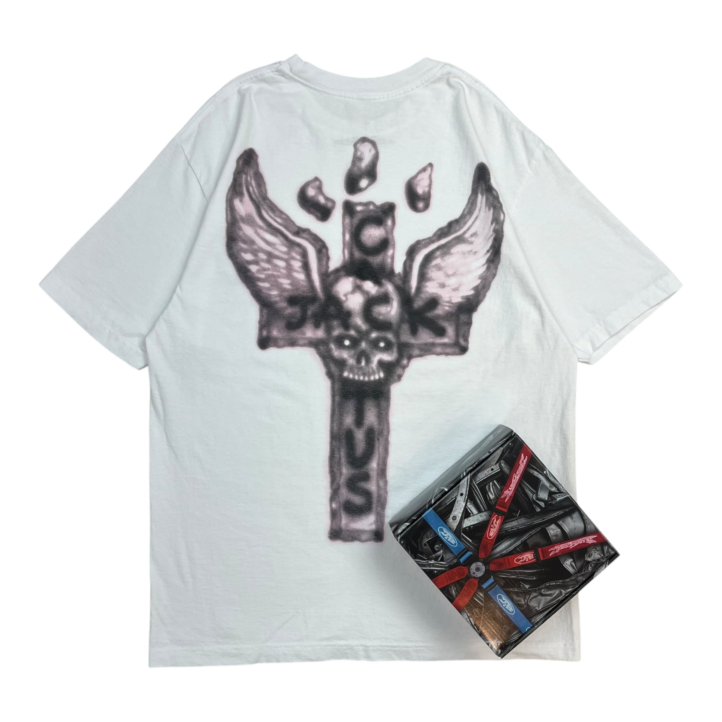 Travis Scott Jackboys 2 C2 Tee White