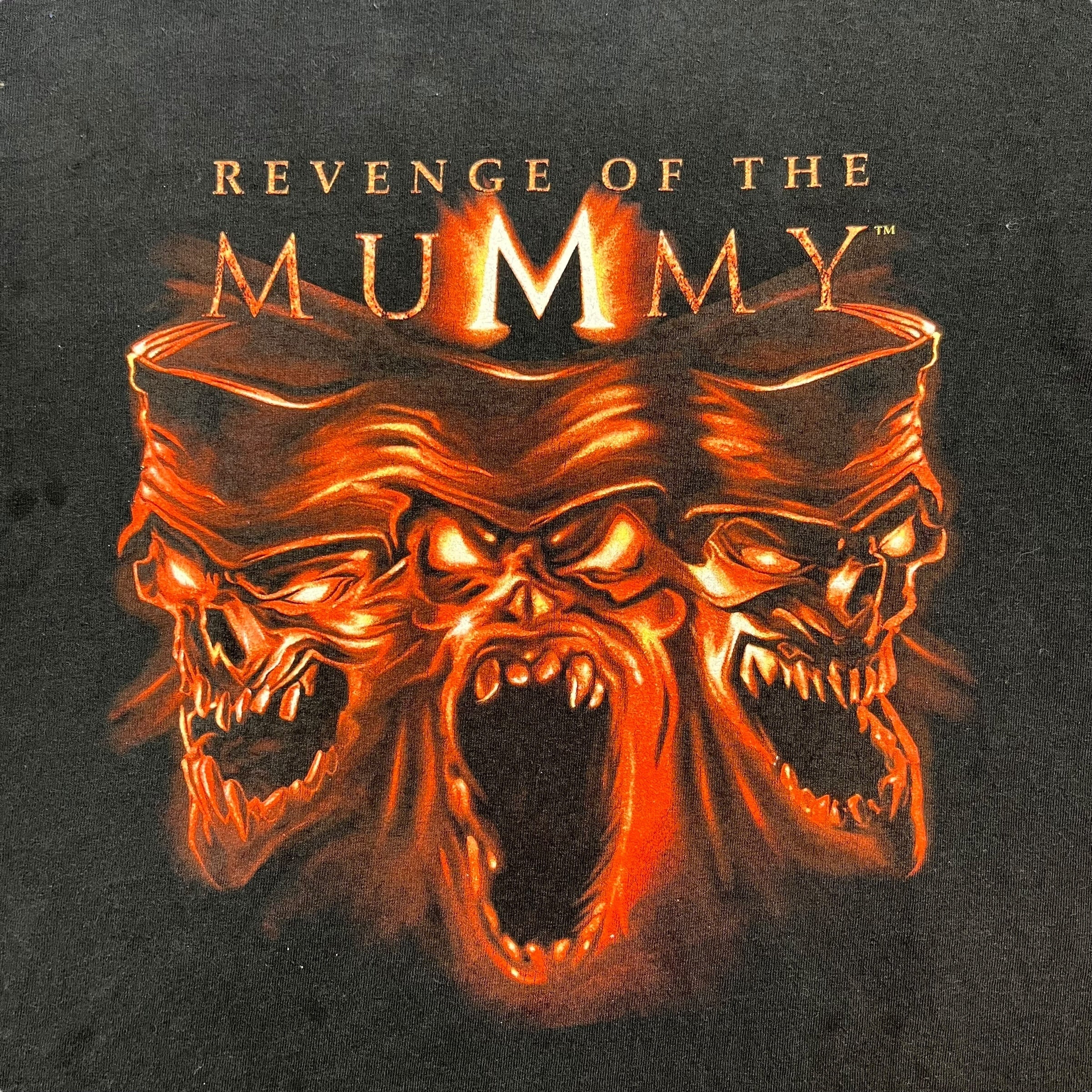 Vintage Revenge Of The Mummy Tee Black