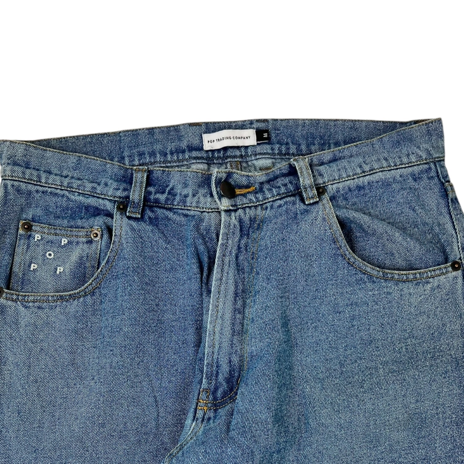 Pop Trading Company DRS Denim Pants Classic Stonewashed
