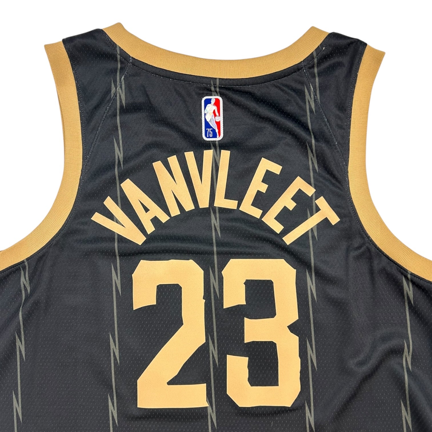 Toronto Raptors Fred VanVleet  2021 City Edition Jersey Black/Gold