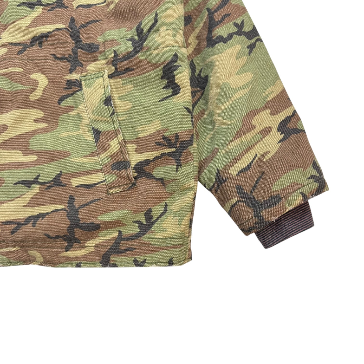 Vintage Camo Zip Up Jacket