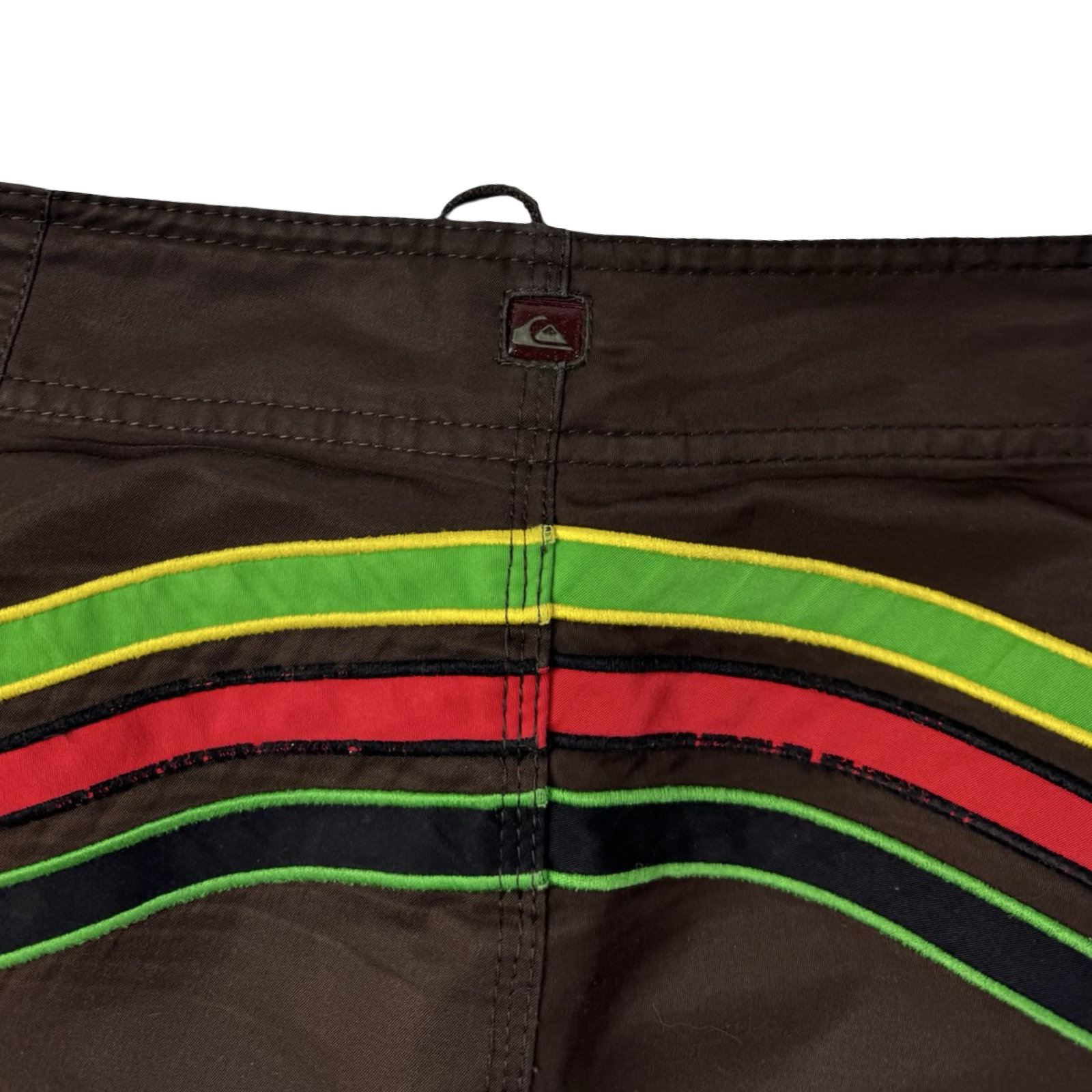 Vintage Y2K Quiksilver ‘69’ Surf Board Shorts Brown