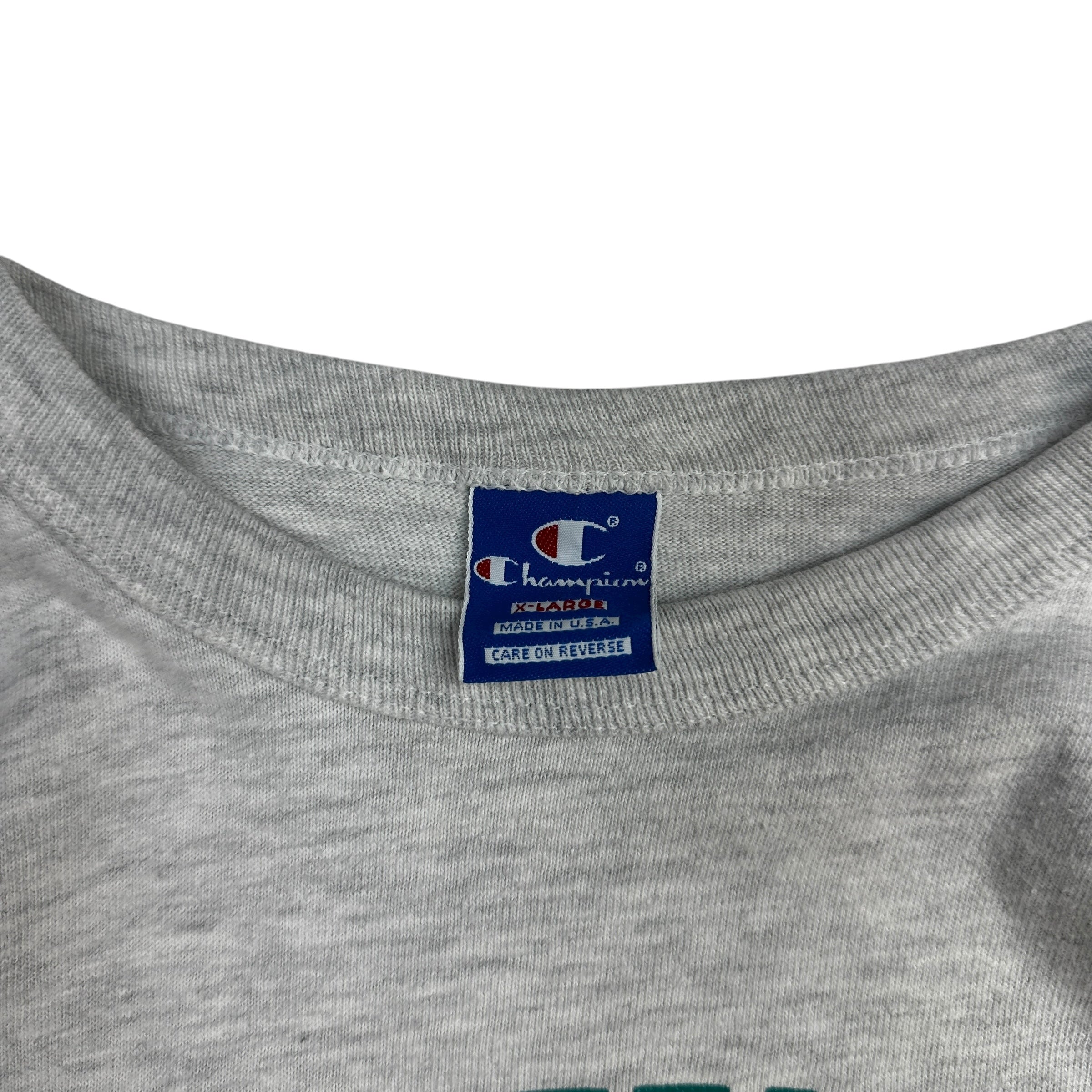 Vintage Marrywood College Champion Reverse Weave Tee Grey