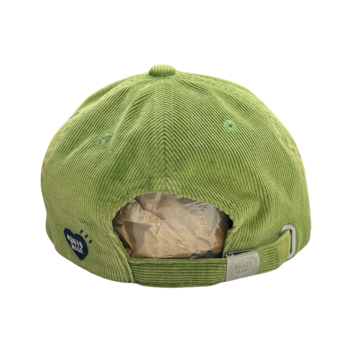 Human Made Embroidered Corduroy  Hat Green