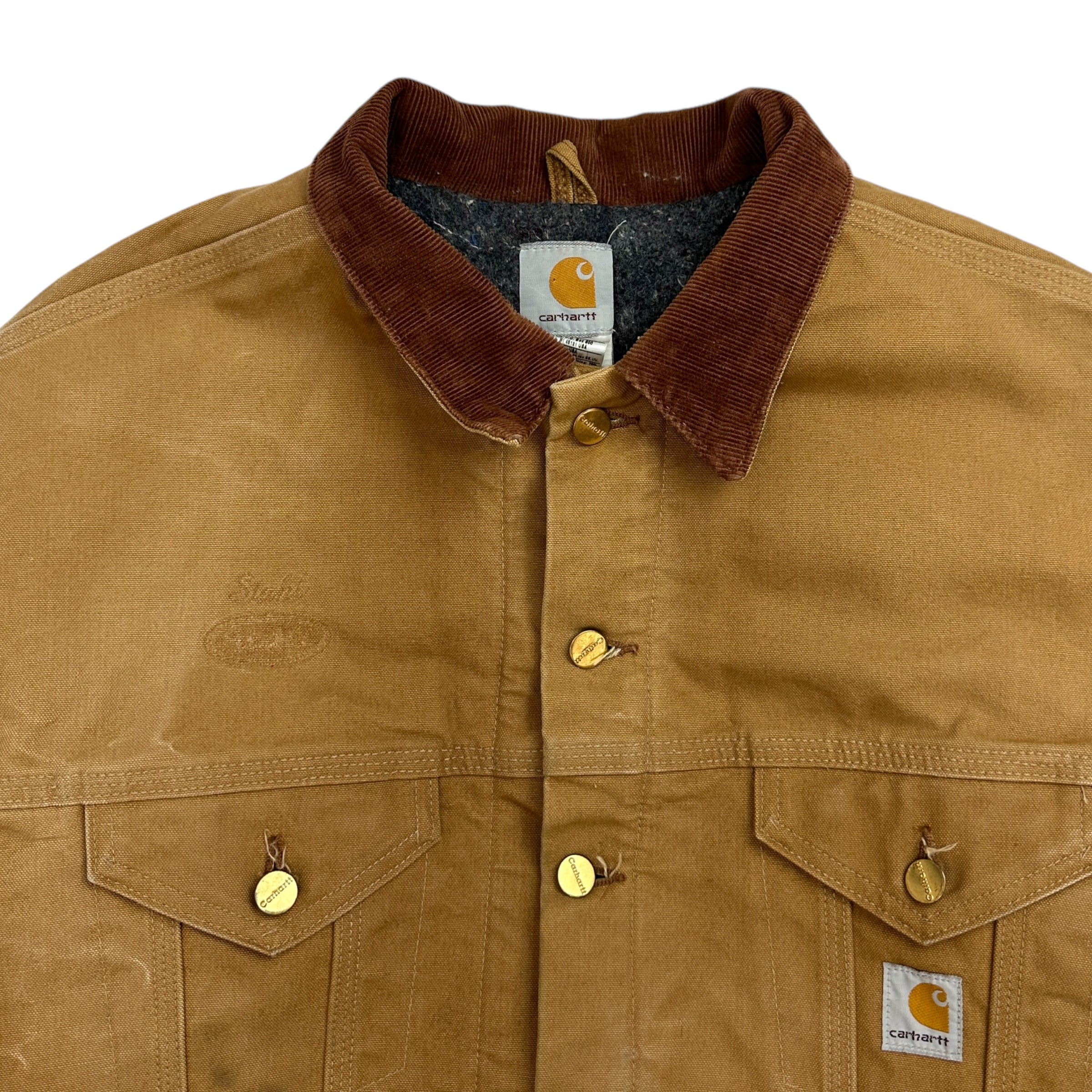 Vintage Carhartt Trucker Jacket Tan