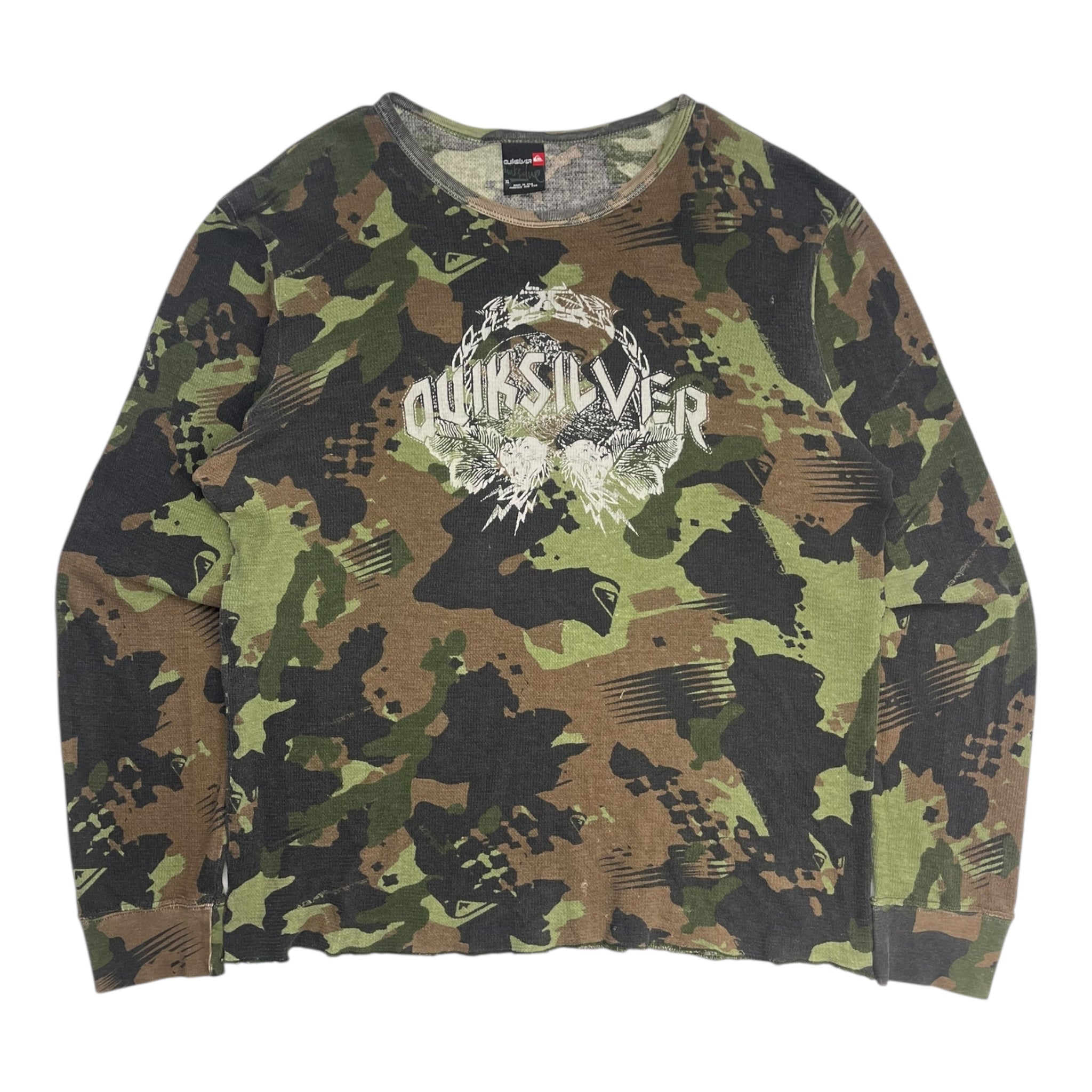 Vintage Y2K Quiksilver Thermal Knit