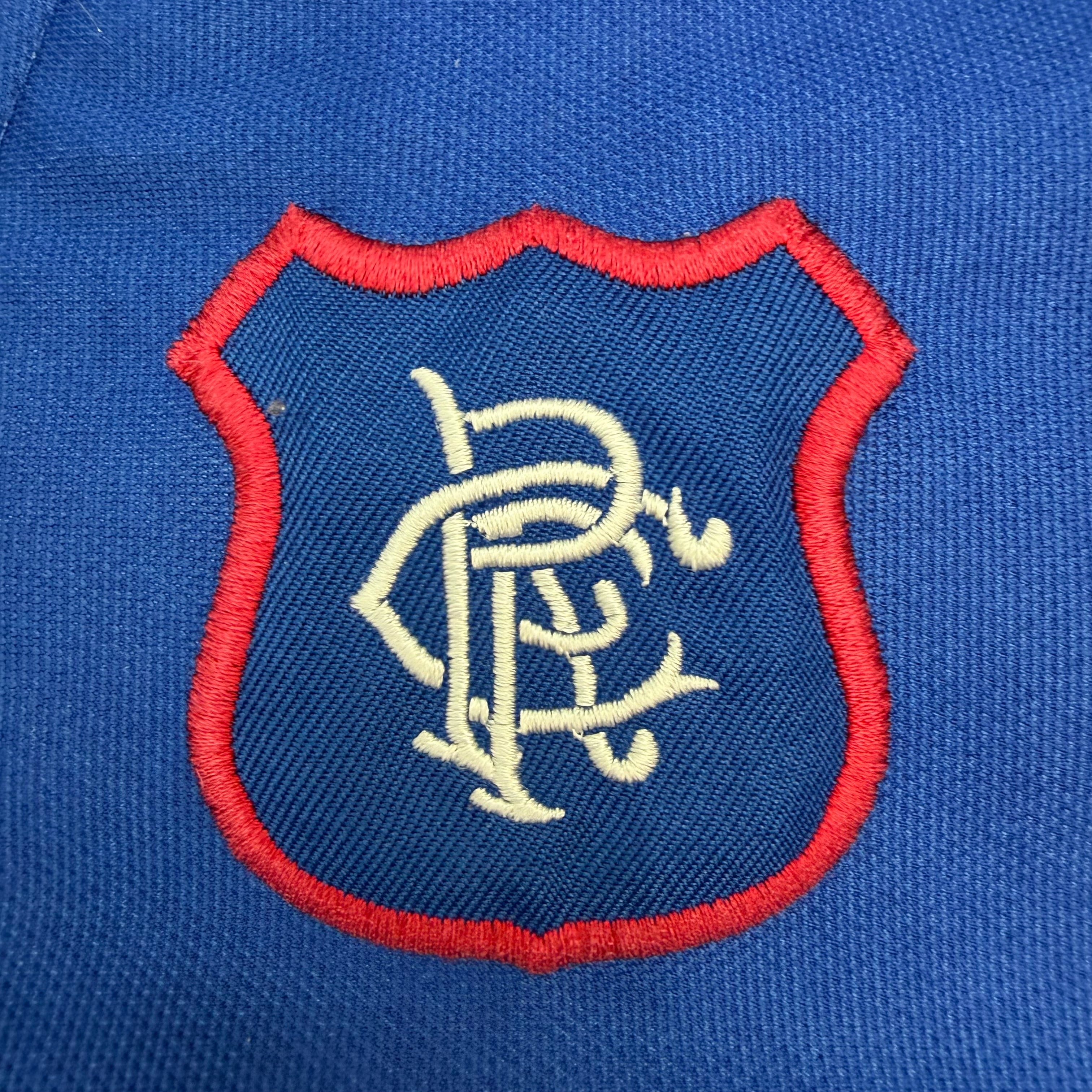 Vintage Nike 1997-99 Glasgow Rangers Home Jersey Blue