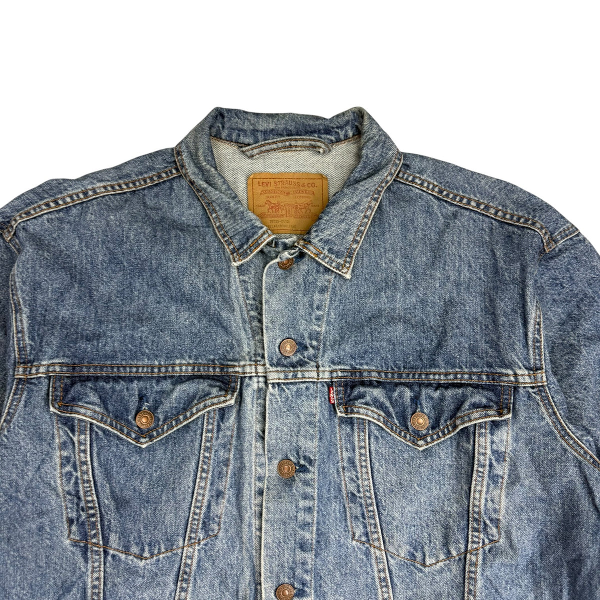 Vintage Levi’s Denim Button Up Jacket Dark Wash