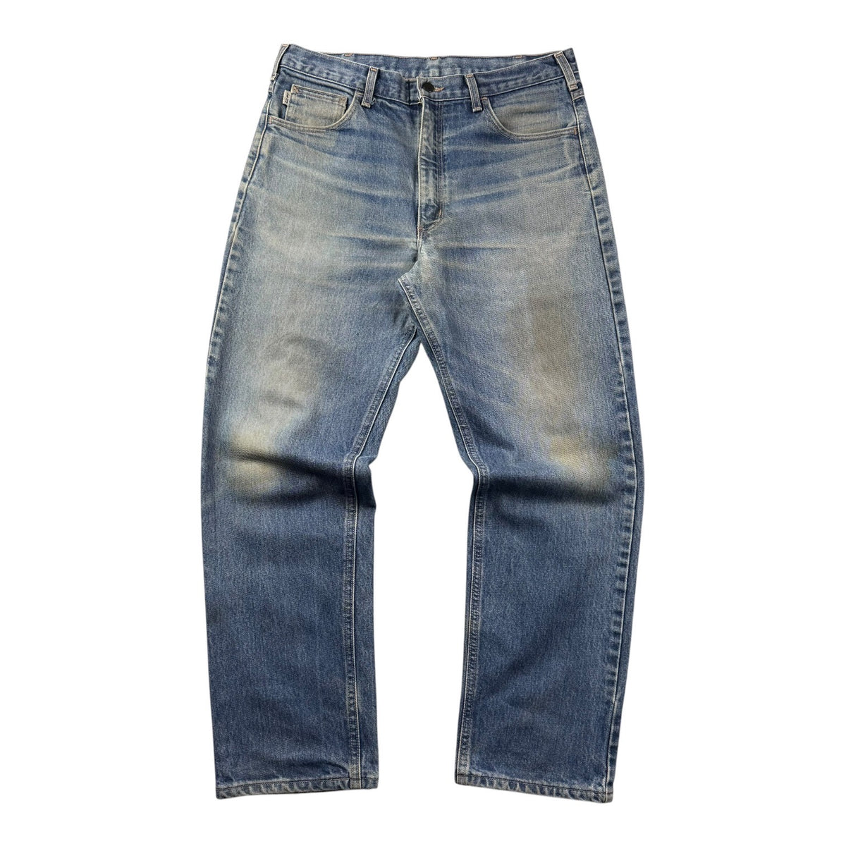 Vintage Carhartt Relaxed Fit Denim Pants Blue