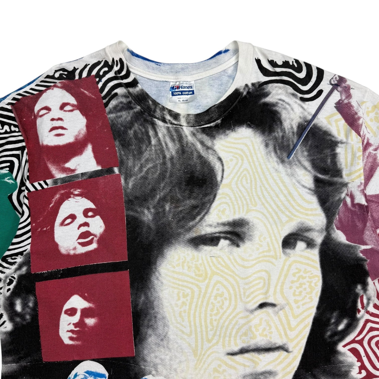 1990s Jim Morrison AOP Tee White/Multicolour