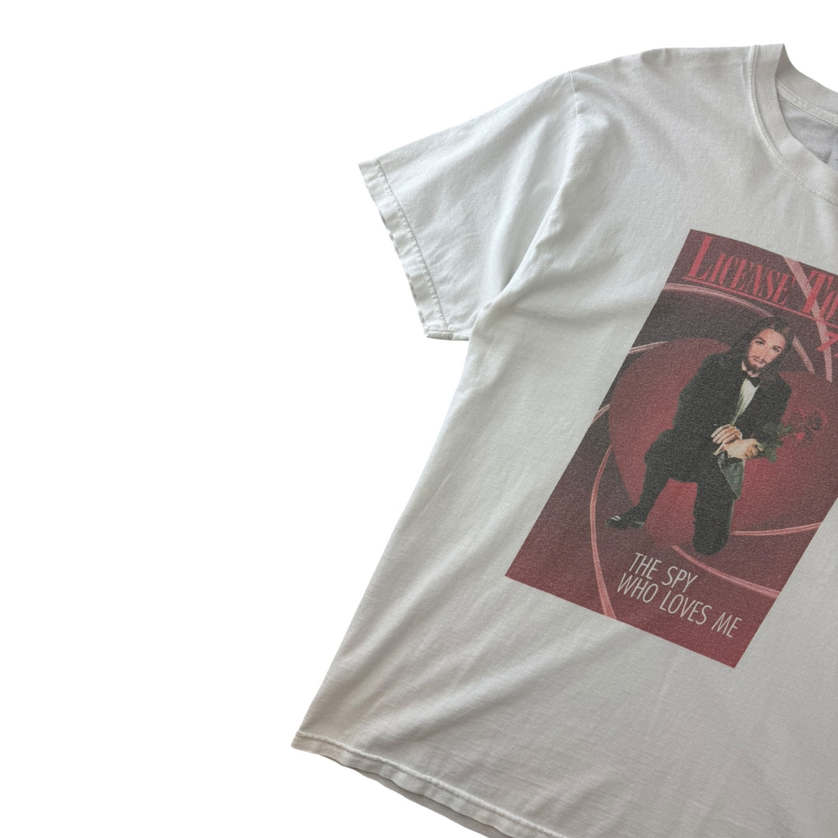 Vintage “License To Love” James Bond Parody Jesus T-Shirt