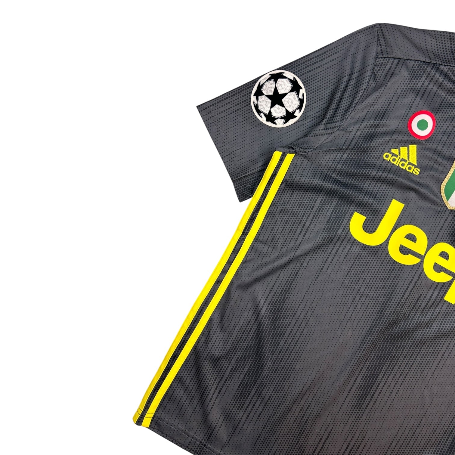 Adidas Juventus Cristiano Ronaldo Player Issue Jersey Grey/Yellow