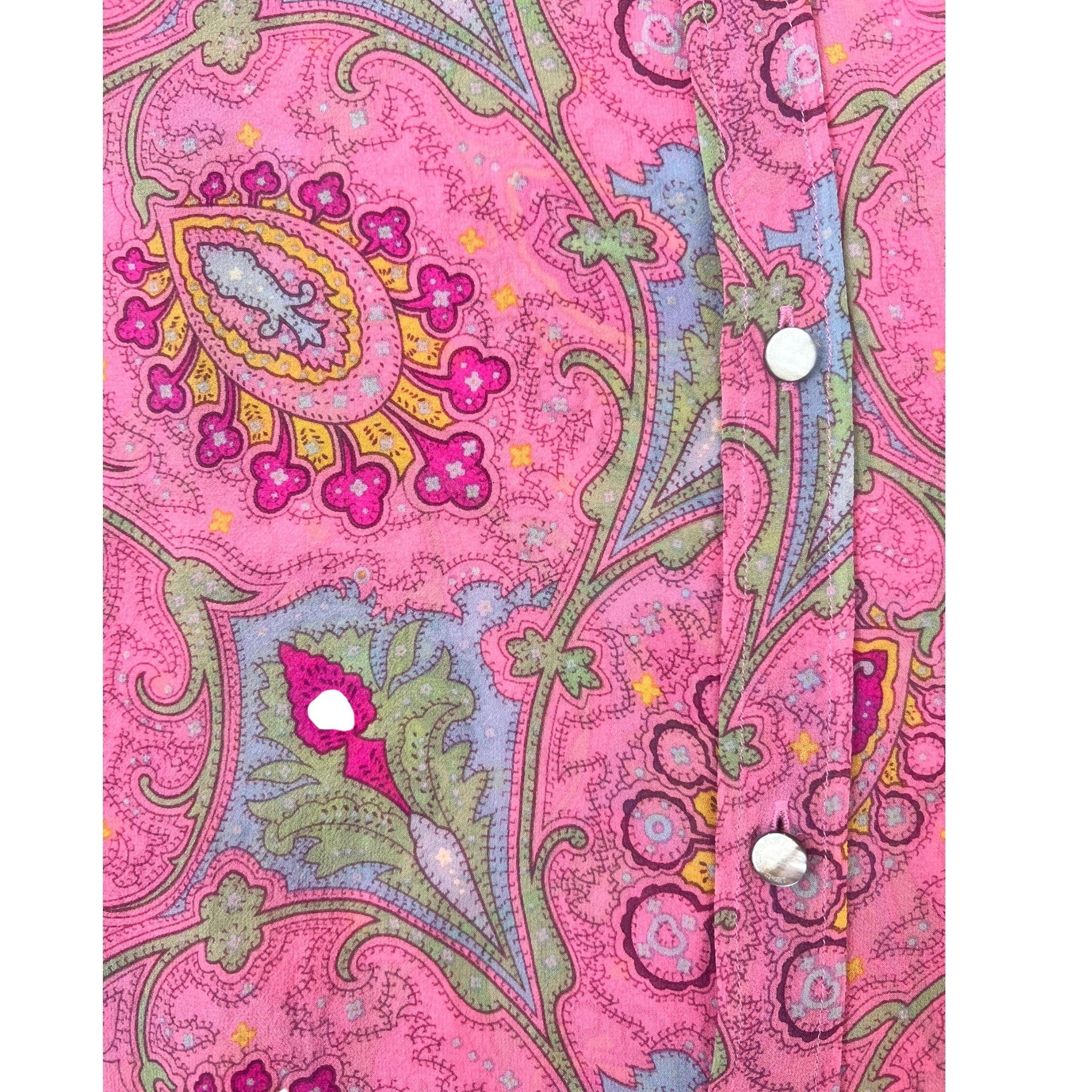 (W) Vintage Ralph Lauren Sport Paisley Button Up