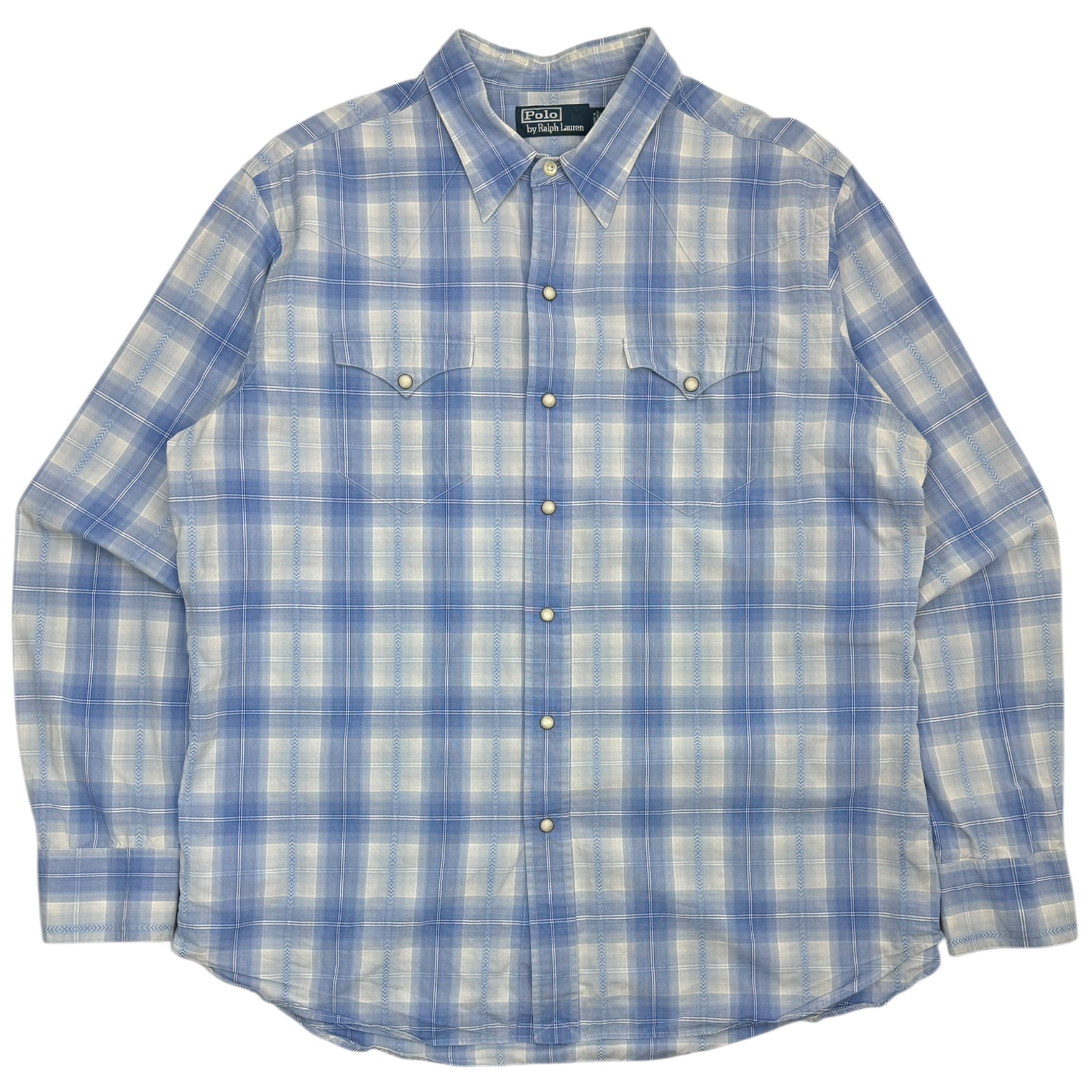 Vintage Polo Ralph Lauren Pearl Snap Western Shirt