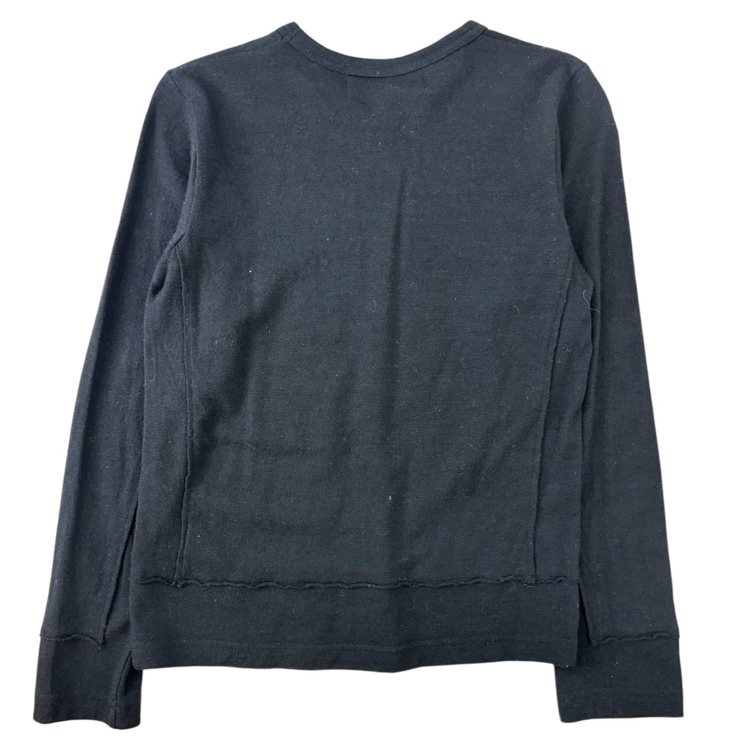 CDG x H&M Wool Long Sleeve T-Shirt Black