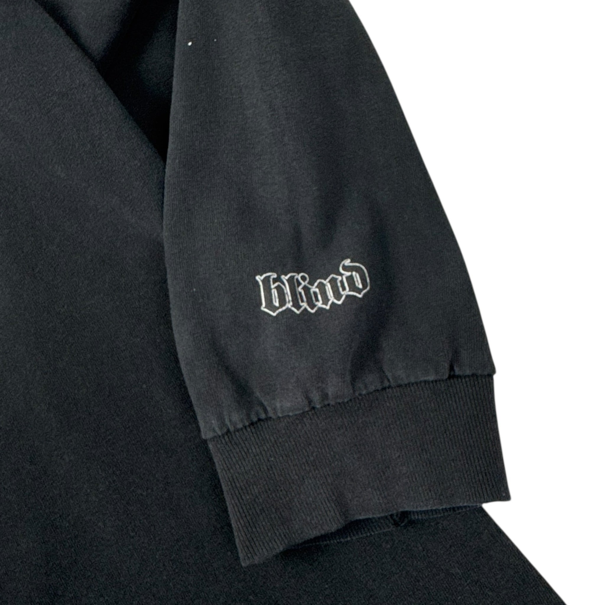 Vintage Blind Skateboards Iron Cross Flame Reaper L/S