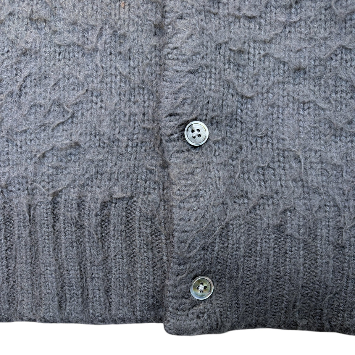Stussy Brushed Cardigan Charcoal