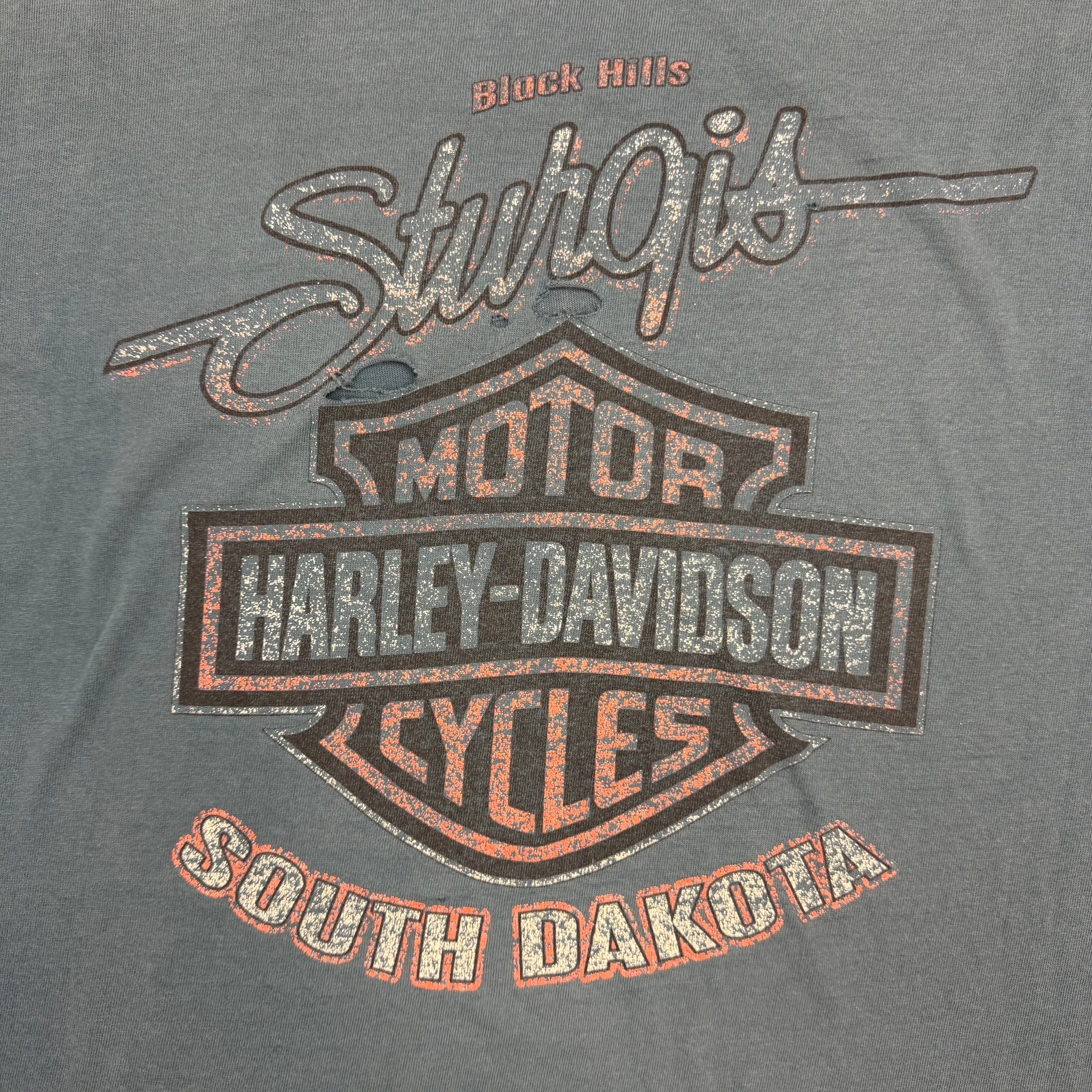 1996 Harley Davidson South Dakota Tee Blue