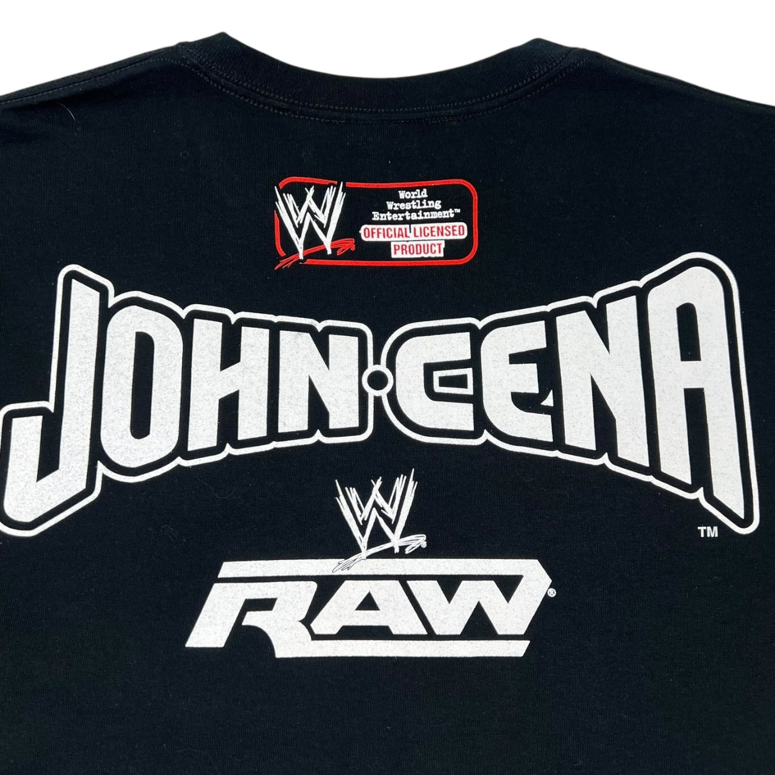 Vintage WWE Raw John Cena T-Shirt Black