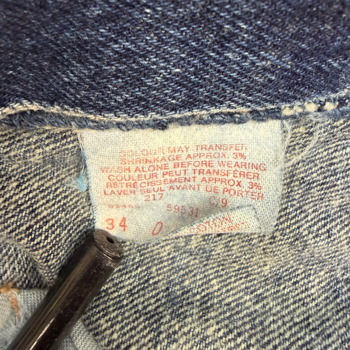 Vintage Levi’s 531 Jeans Blue