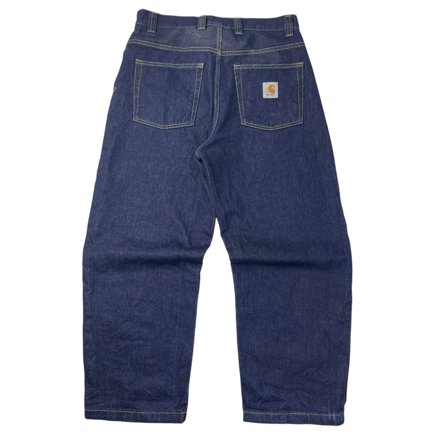 Carhartt WIP Brandon Pant Bottoms Dark Indigo Wash