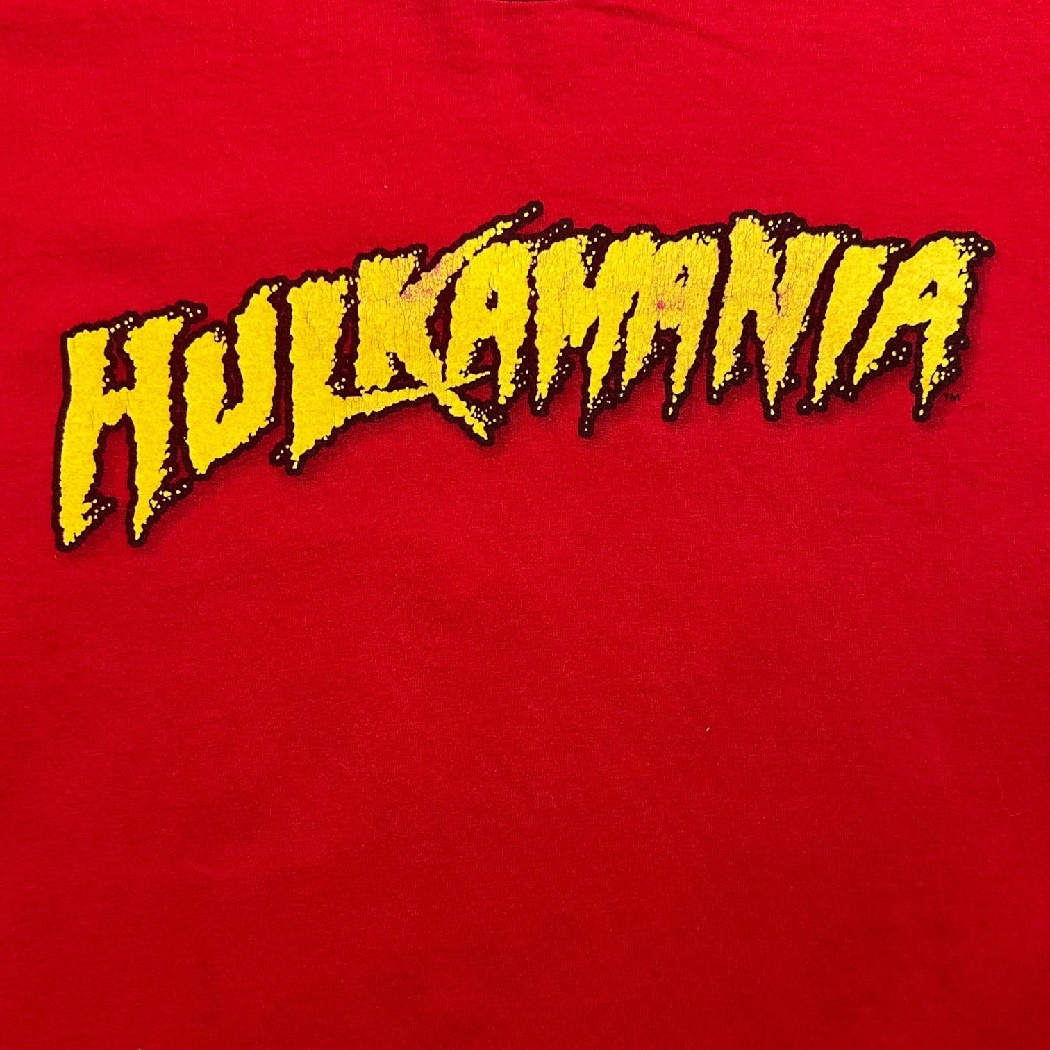 2002 WWE Hulk Hogan ‘Hulkamania’ Tee Red