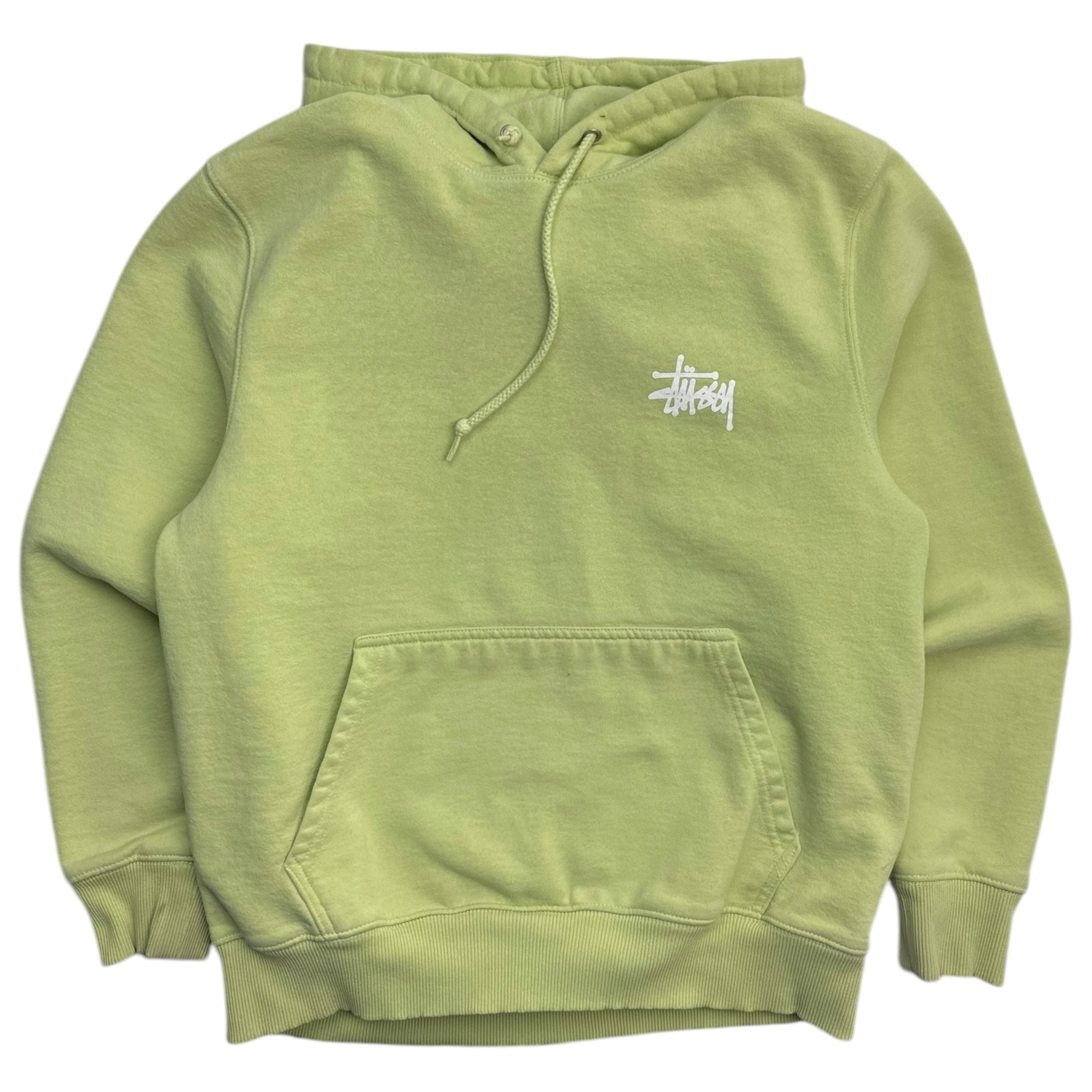 Stussy Classic Logo Hoodie Pastel Lime