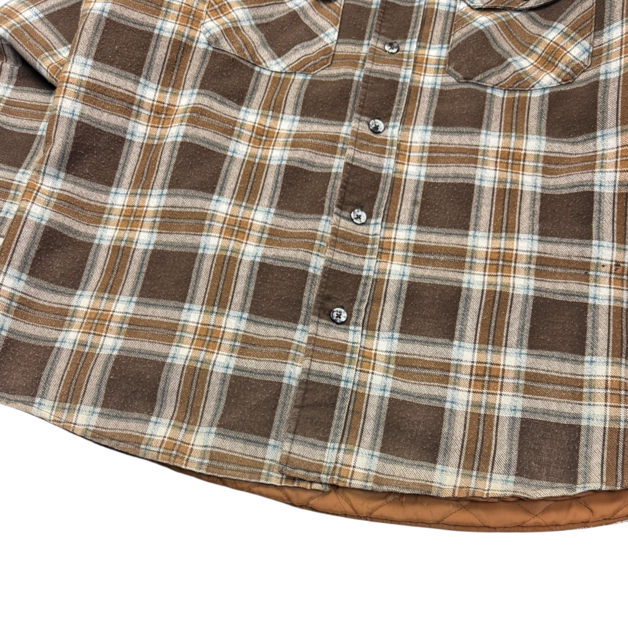 Vintage Fieldmans Quilted Flannel Button Up