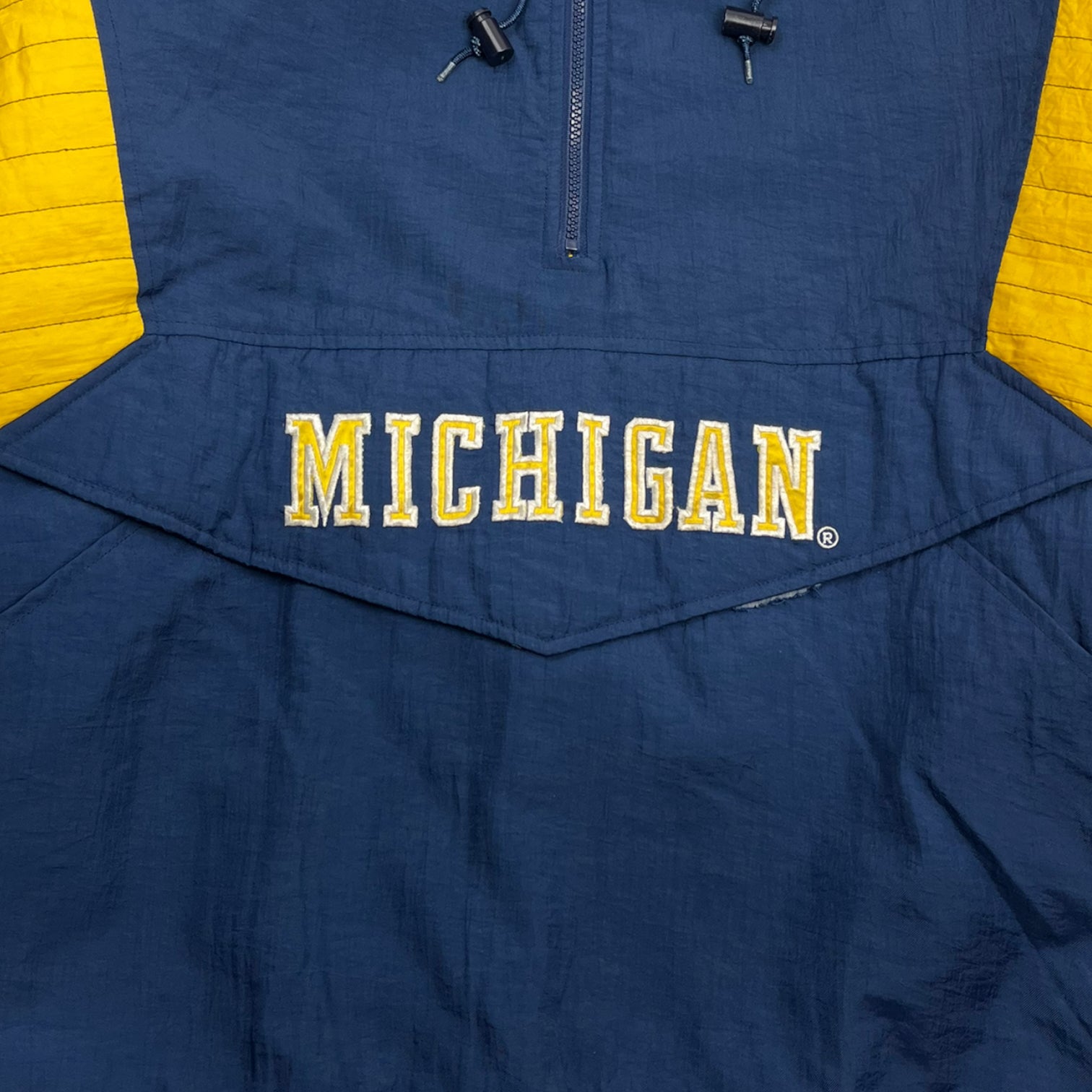 Vintage Michigan Wolverines Starter Anorak Jacket