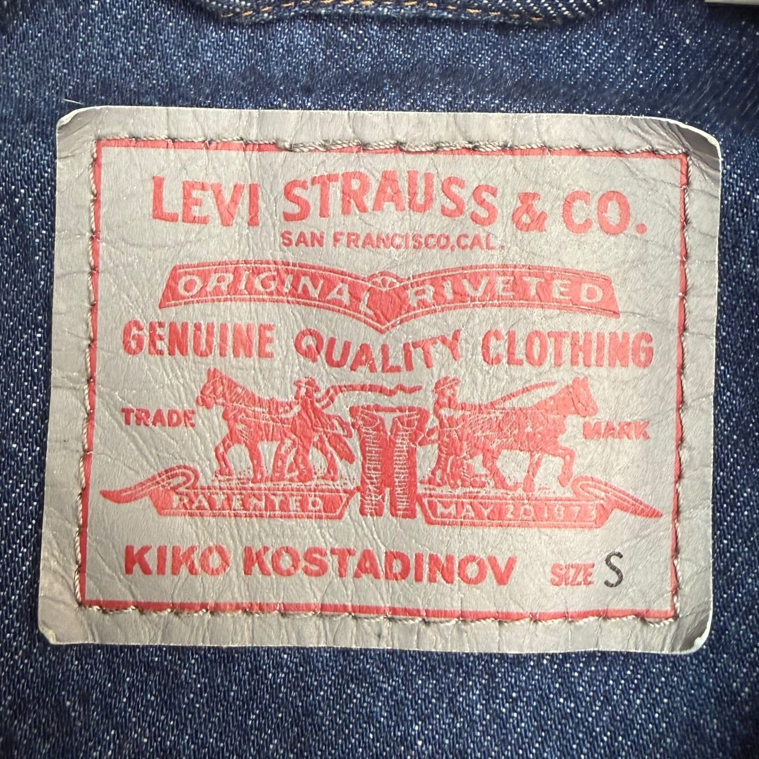 Kiko Kastodinov x Levis Jacket Indigo