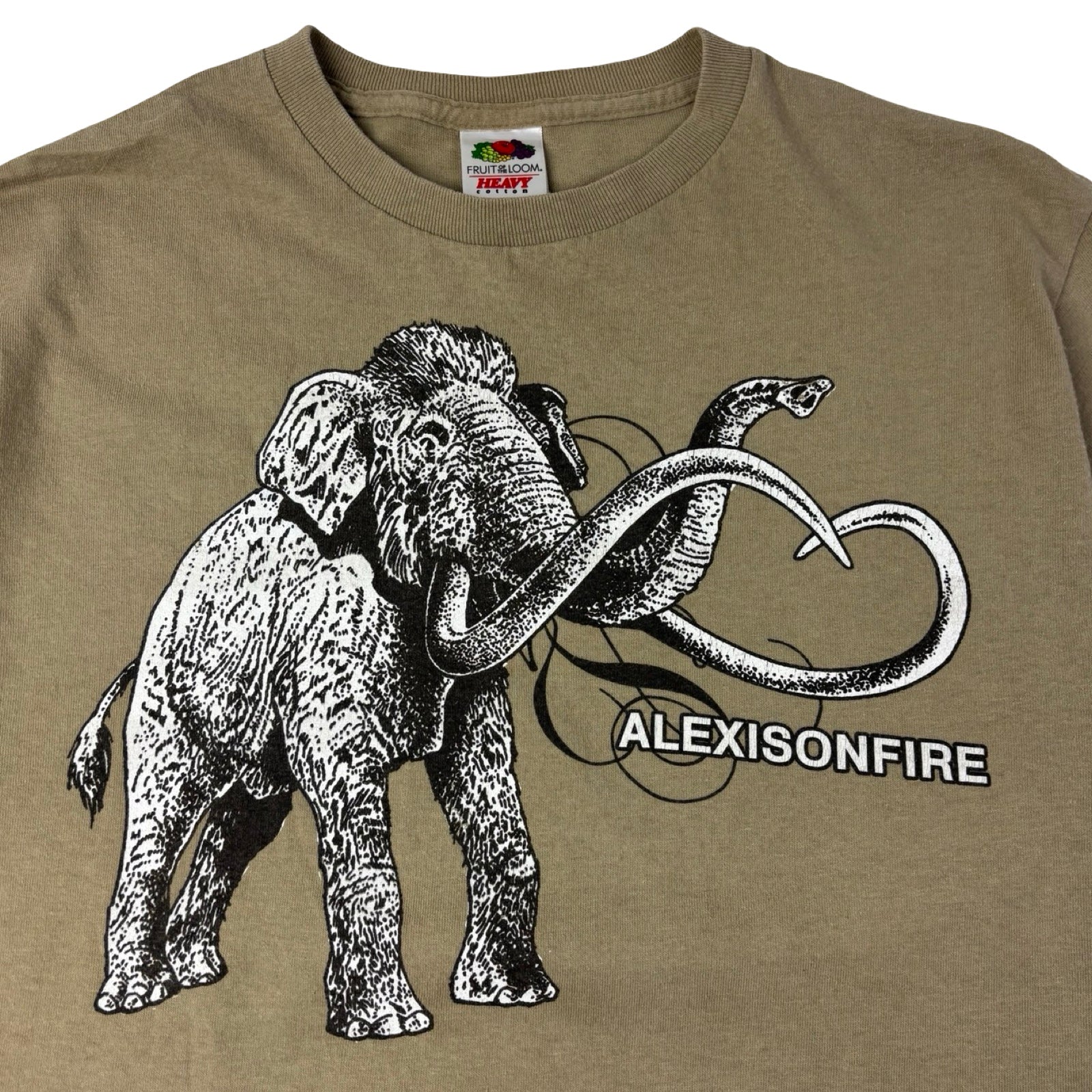 2006 Alexisonfire Elephant Post-Hardcore Band T-Shirt