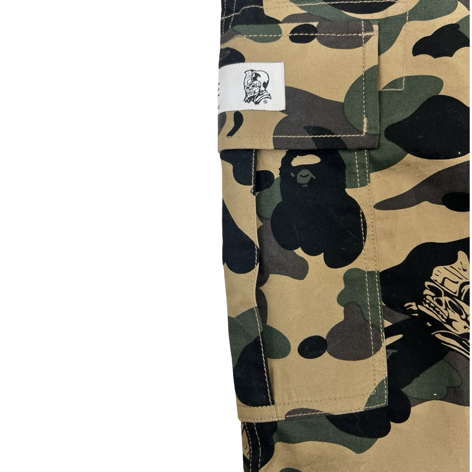 BAPE Ursus Military Beige Camo Shorts