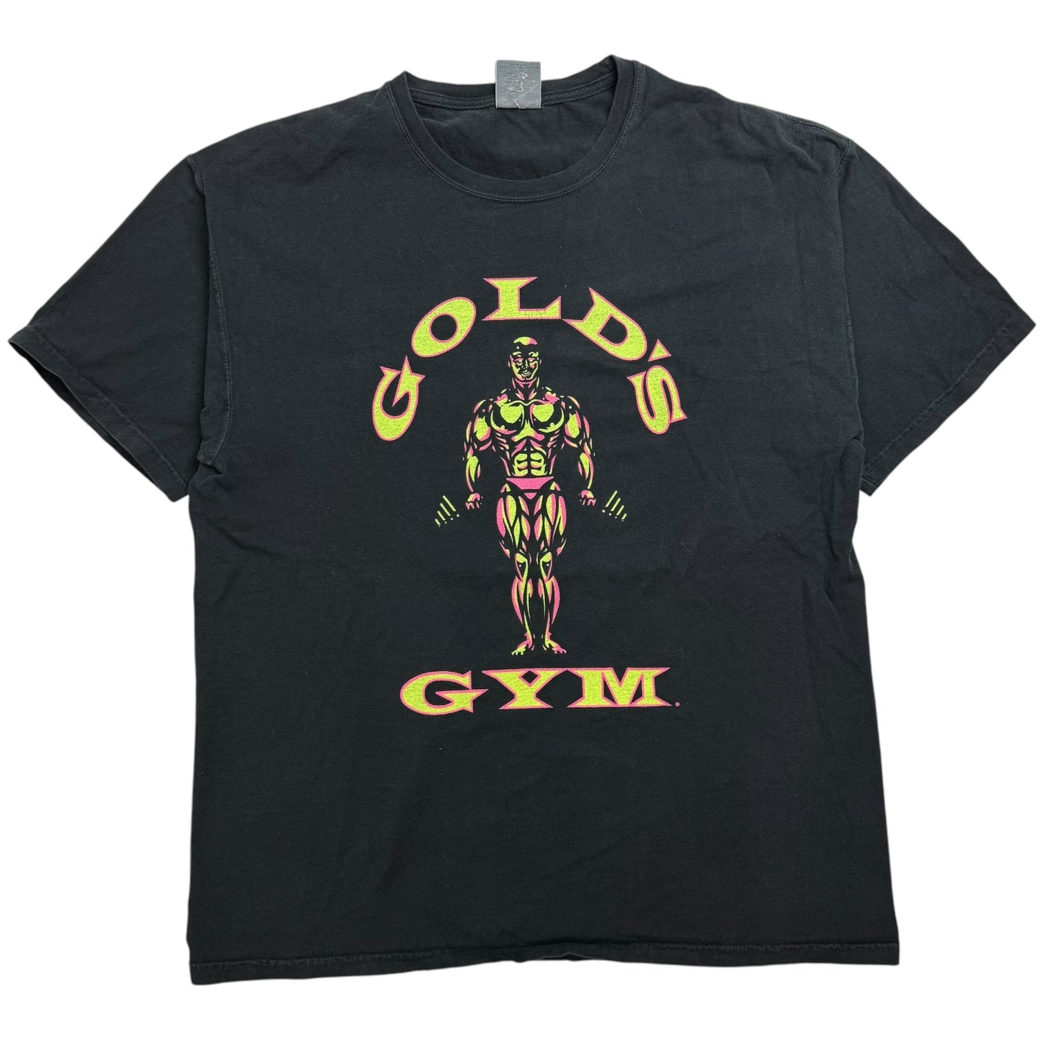 Vintage Golds Gym Logo Tee Black