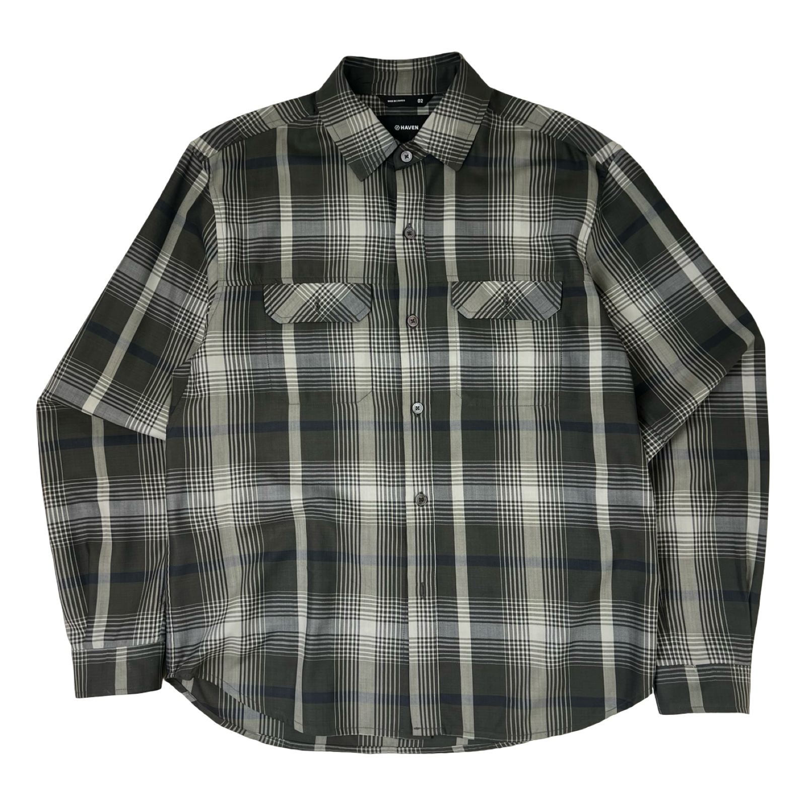 Haven Plaid Flannel Grey