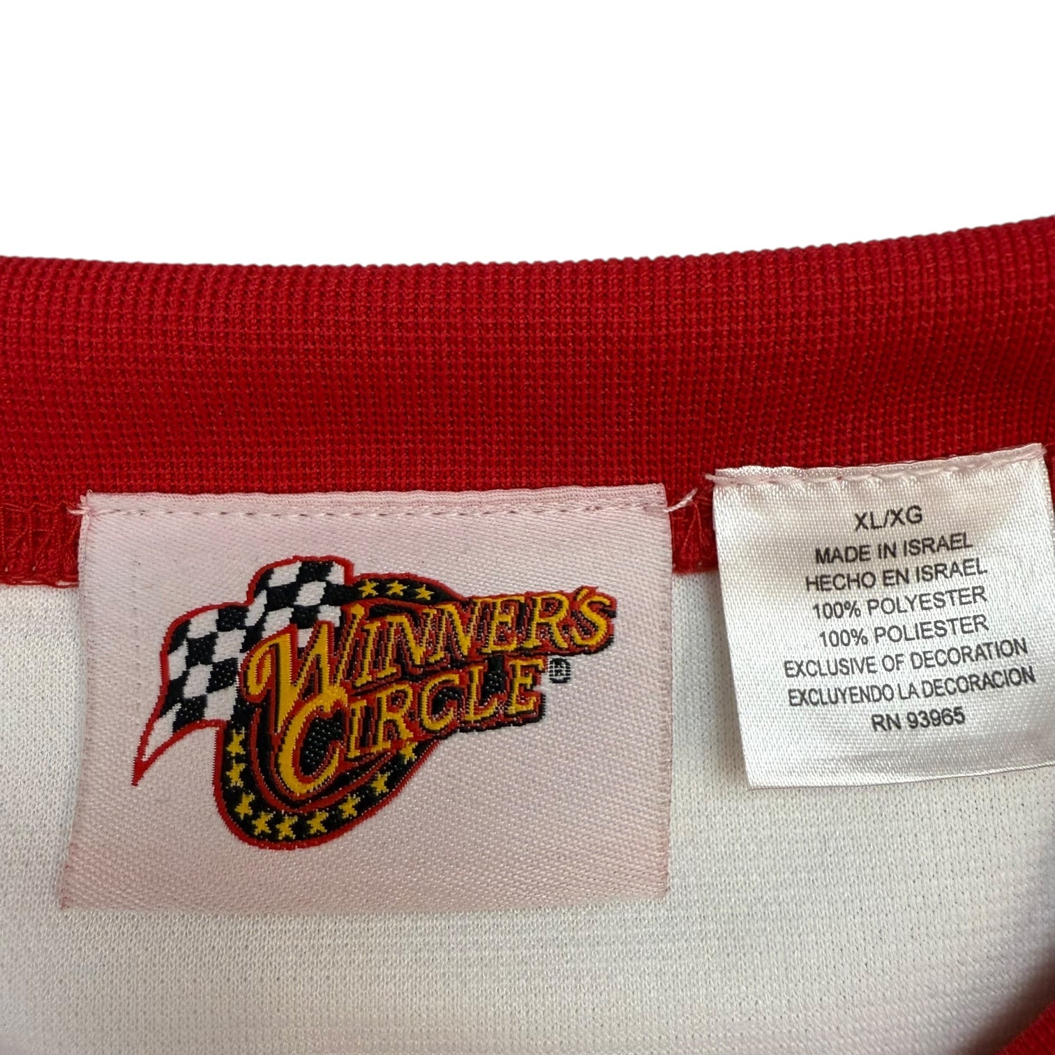 Vintage Budweiser Dale Earnhardt Jr L/S Jersey White/Red