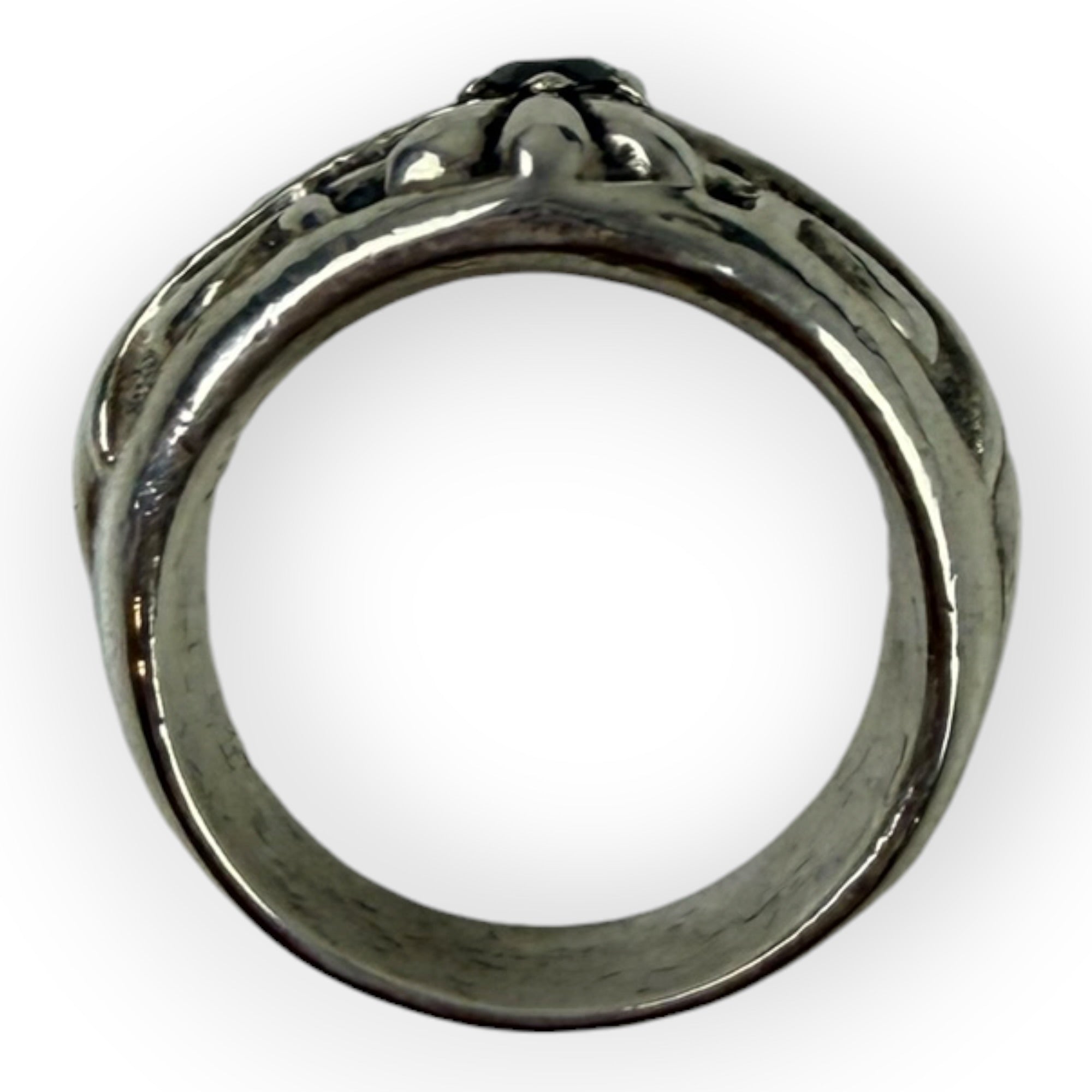 Chrome Hearts Keeper Ring Black Natural Diamonds NOT factory