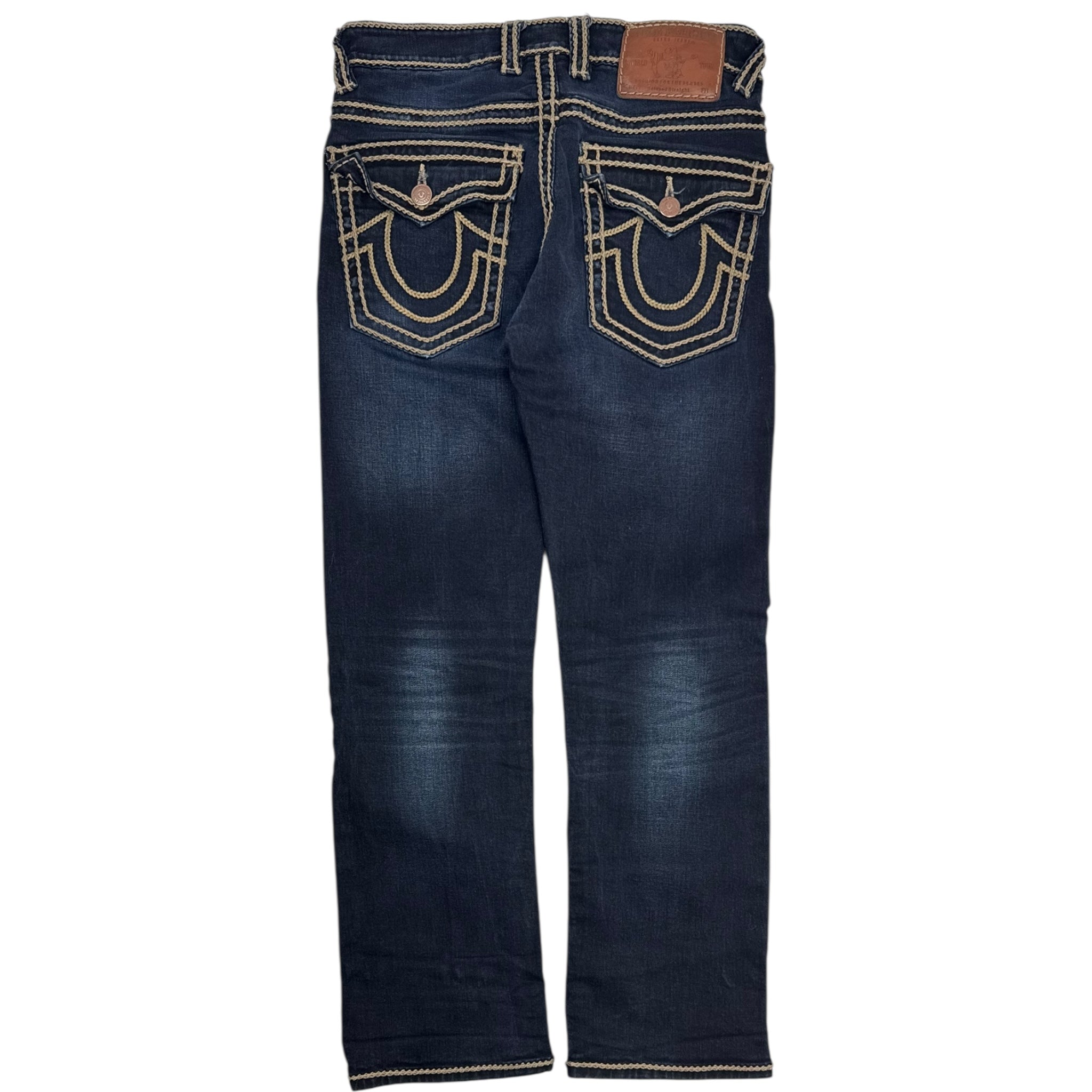 Vintage Y2K True Religion Chain Stitch Embroidered Bottoms