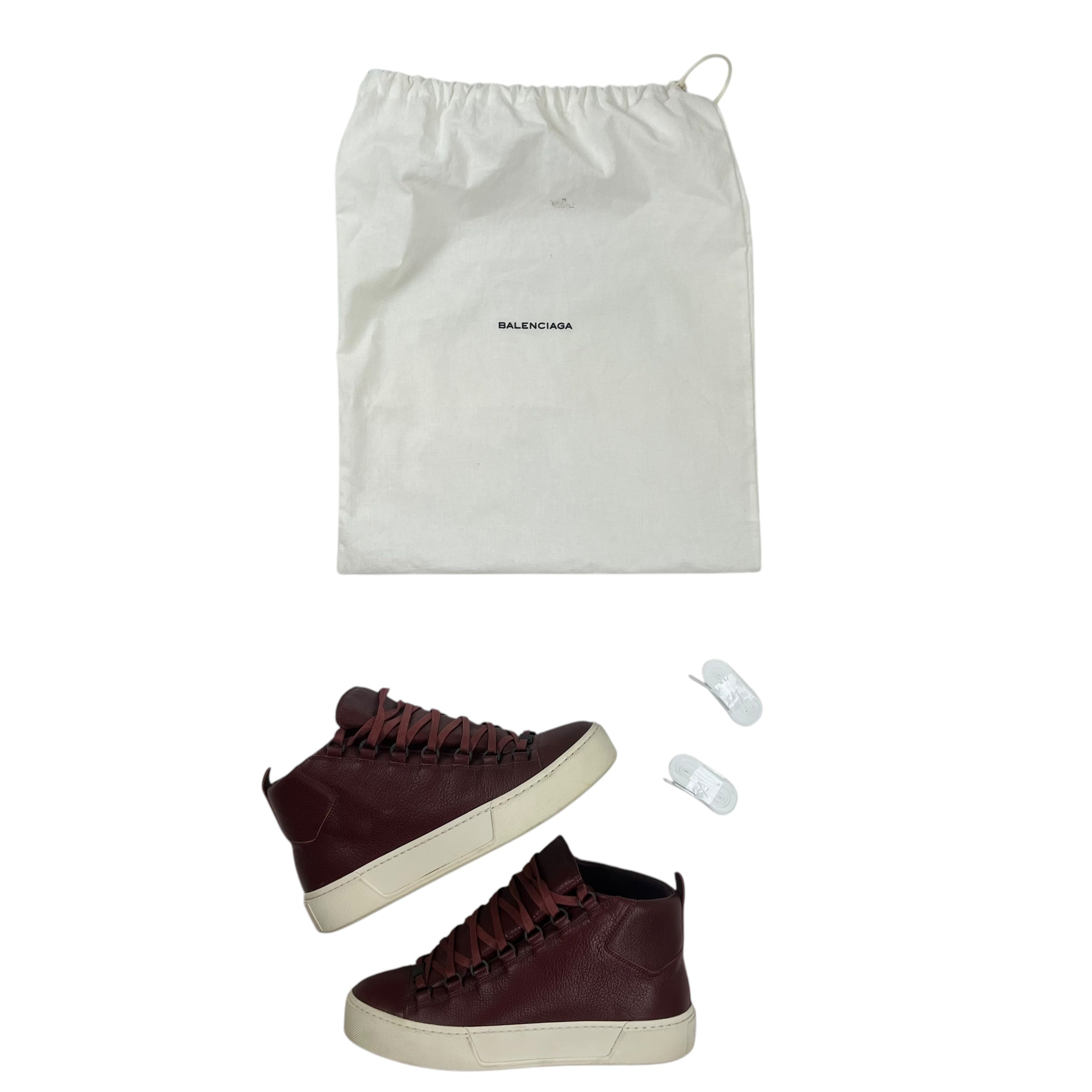 Balenciaga Arena High Maroon (Used)