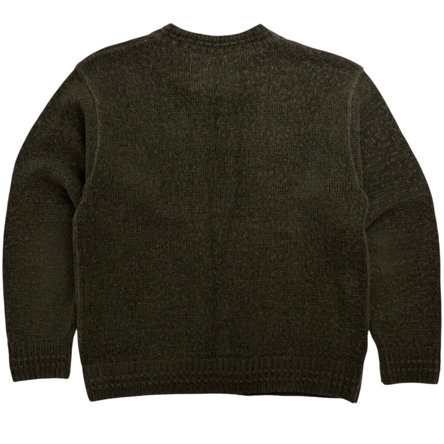 Vintage Holt Renfrew Knit Sweater Dark Green