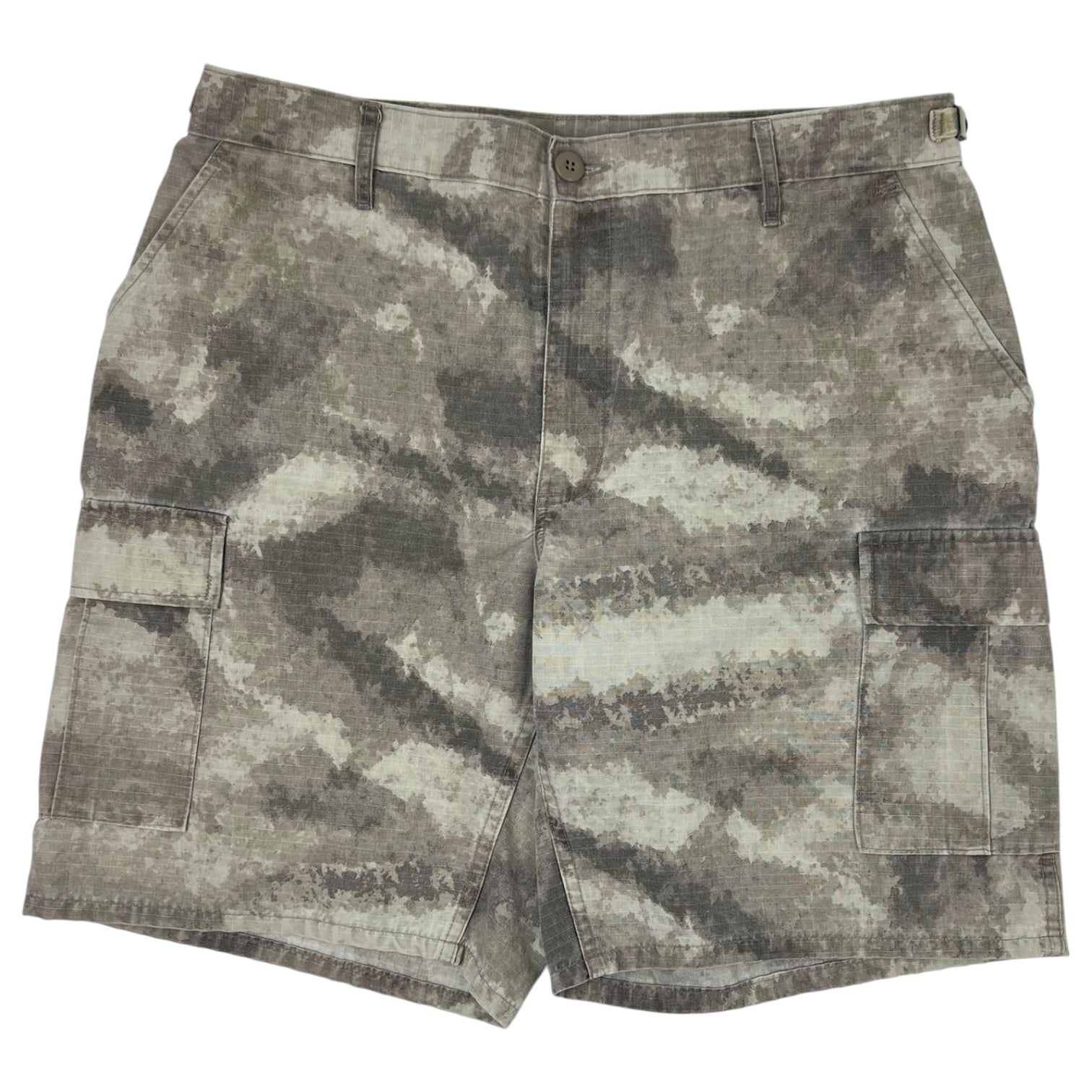 Vintage MFH US BDU Bermuda Shorts Grey Camouflage