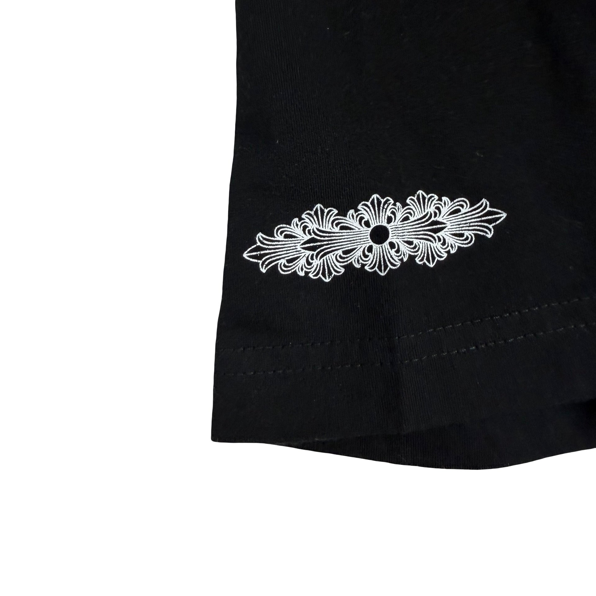 Chrome Hearts X Deadly Doll Horseshoe Pocket Tee Black