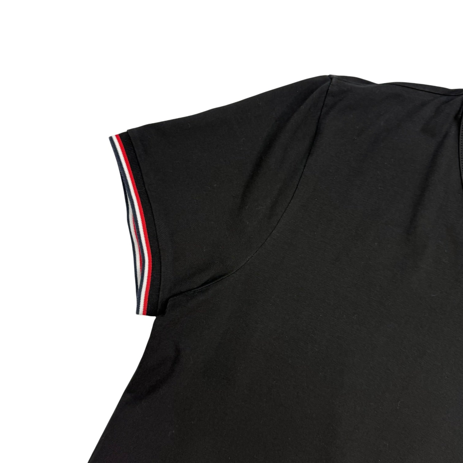 Moncler Maglia Scollo V Neck Tee Black