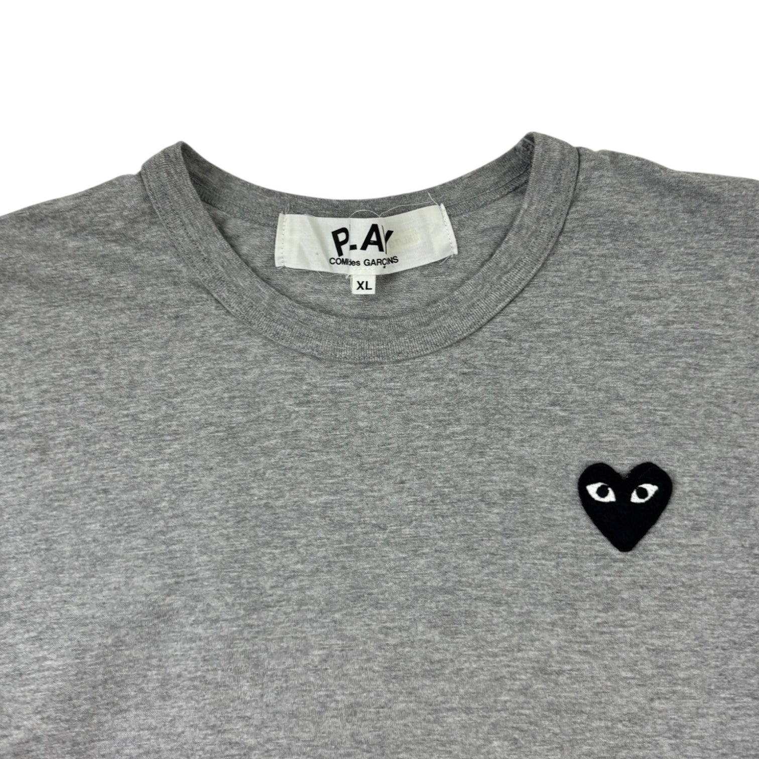 Comme Des Garçons Patch Logo T-Shirt Grey